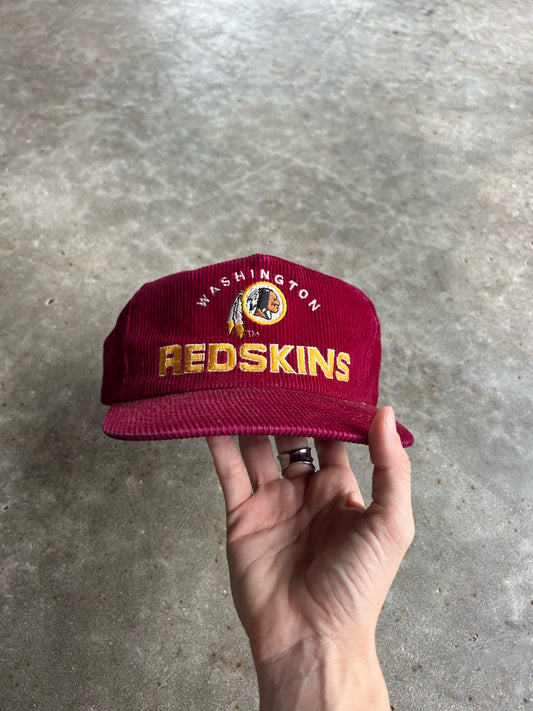 Vintage Corduroy Washington Redskins Snapback Hat