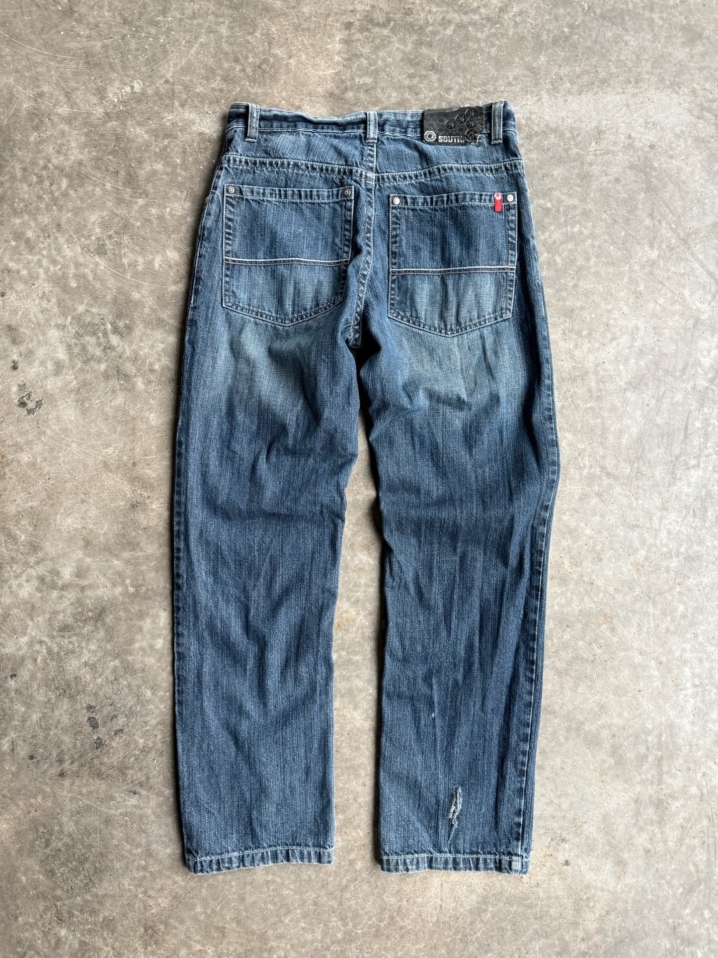 Vintage Dark Wash South Pole Denim Pants - 34