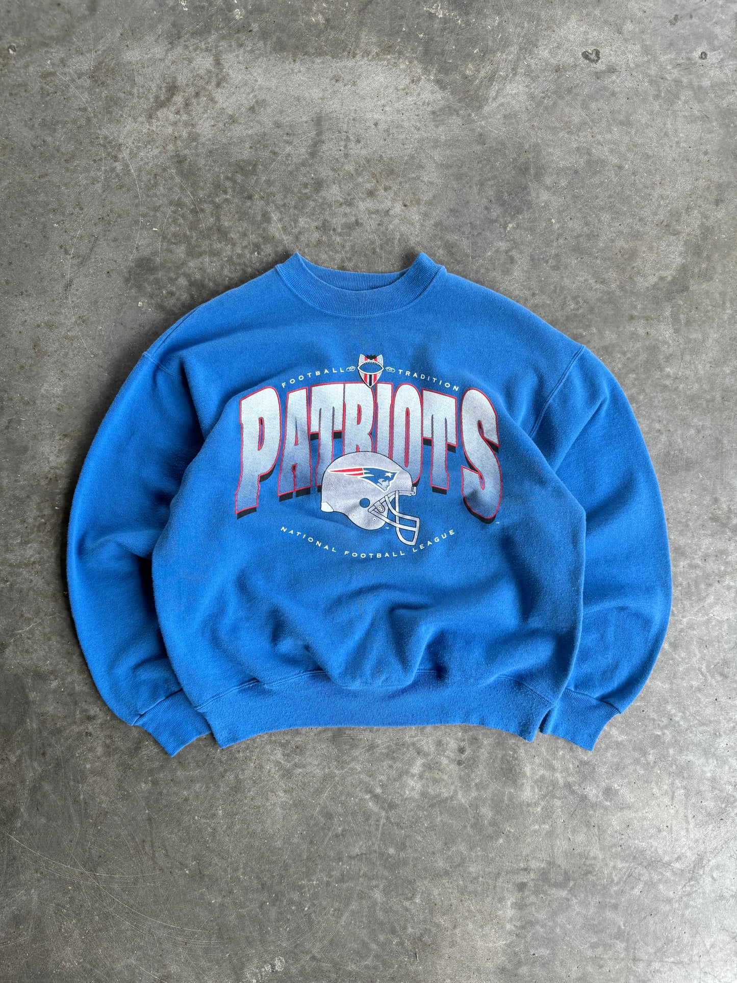 Vintage New England Patriots Crew - M