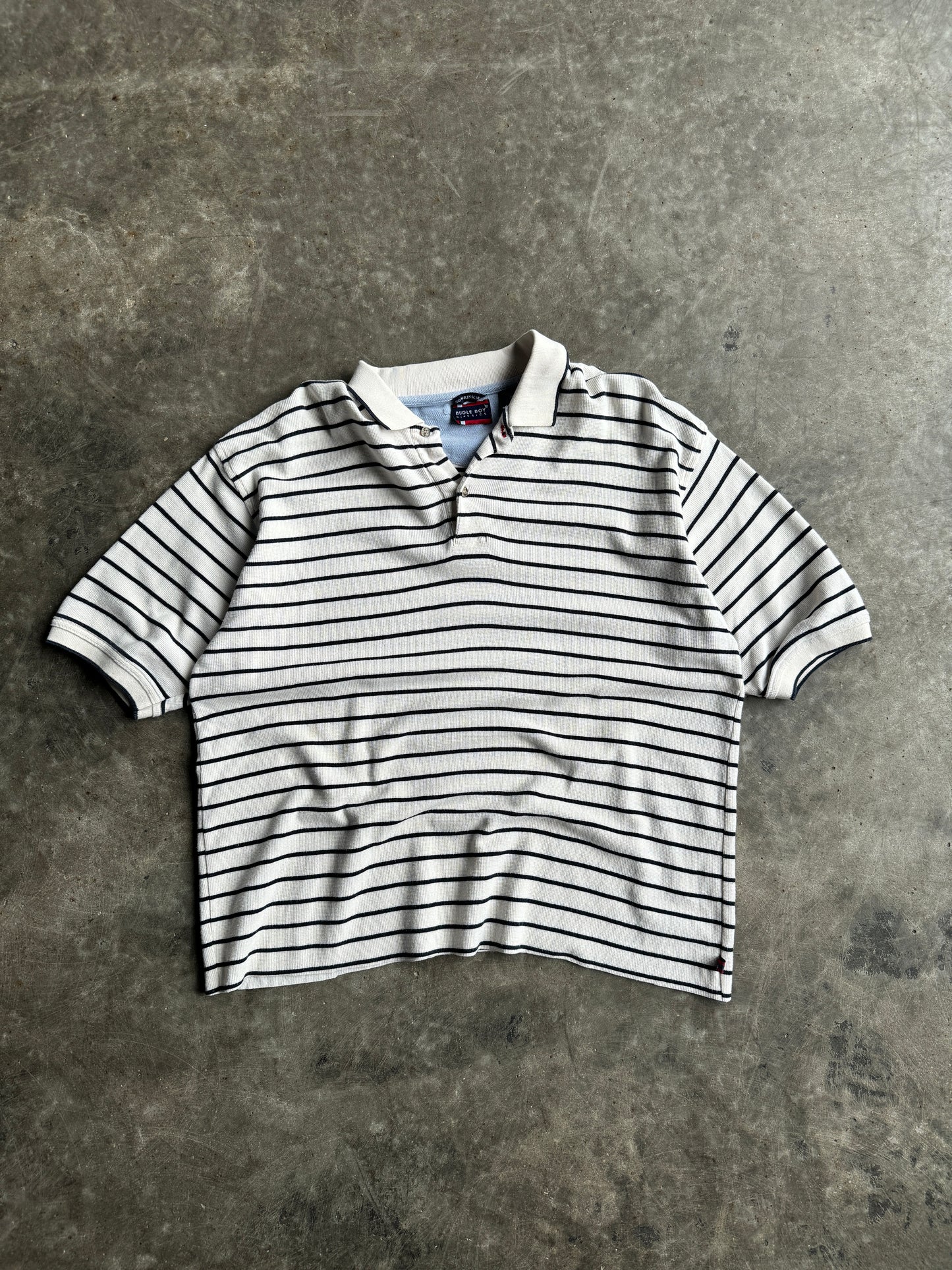 Striped Bugle Boy Polo Shirt - XL