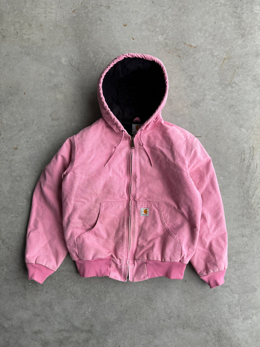 Pink Faded Carhartt Jacket - S