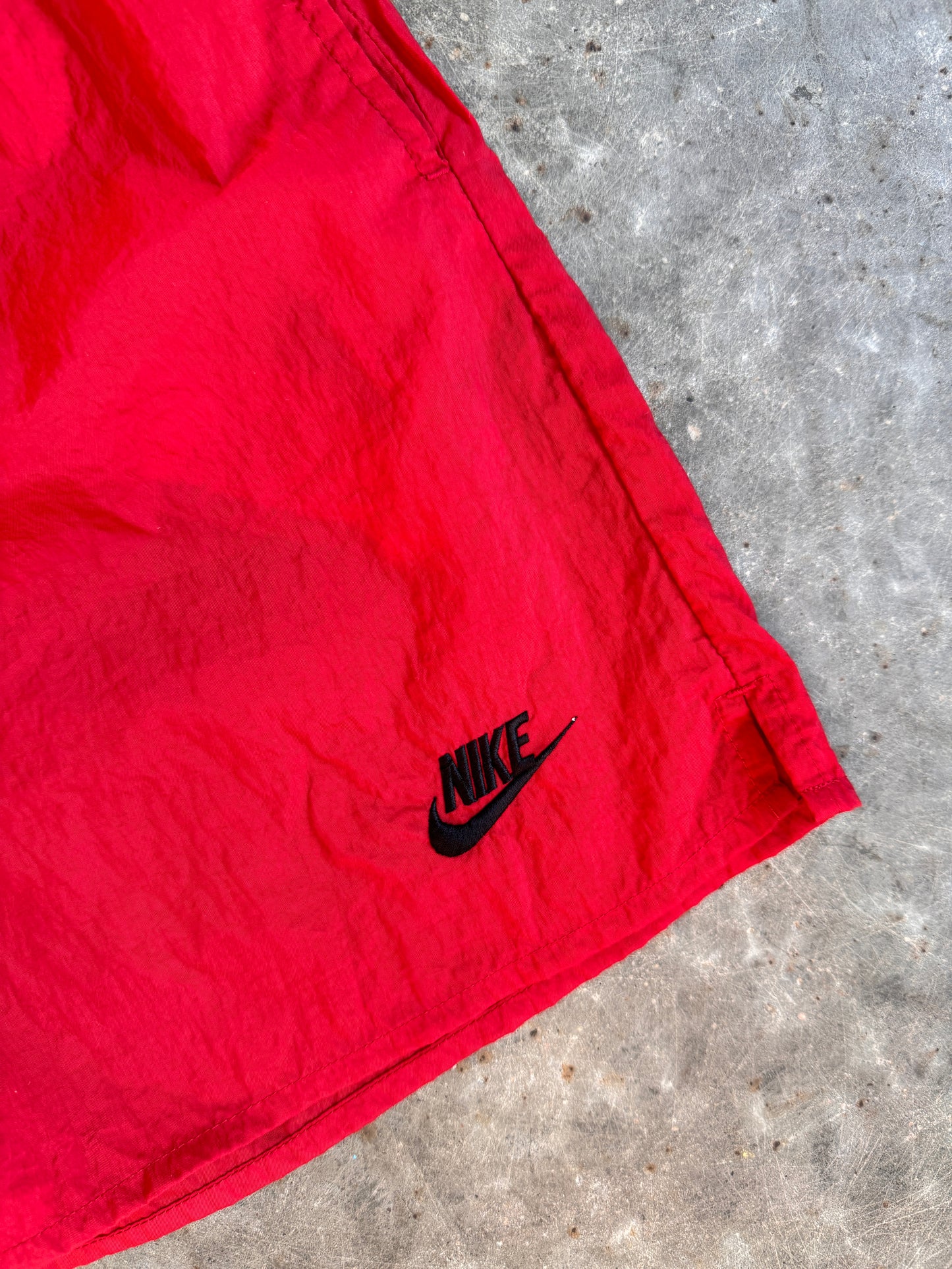 Vintage Reworked Red Nike Shorts- S