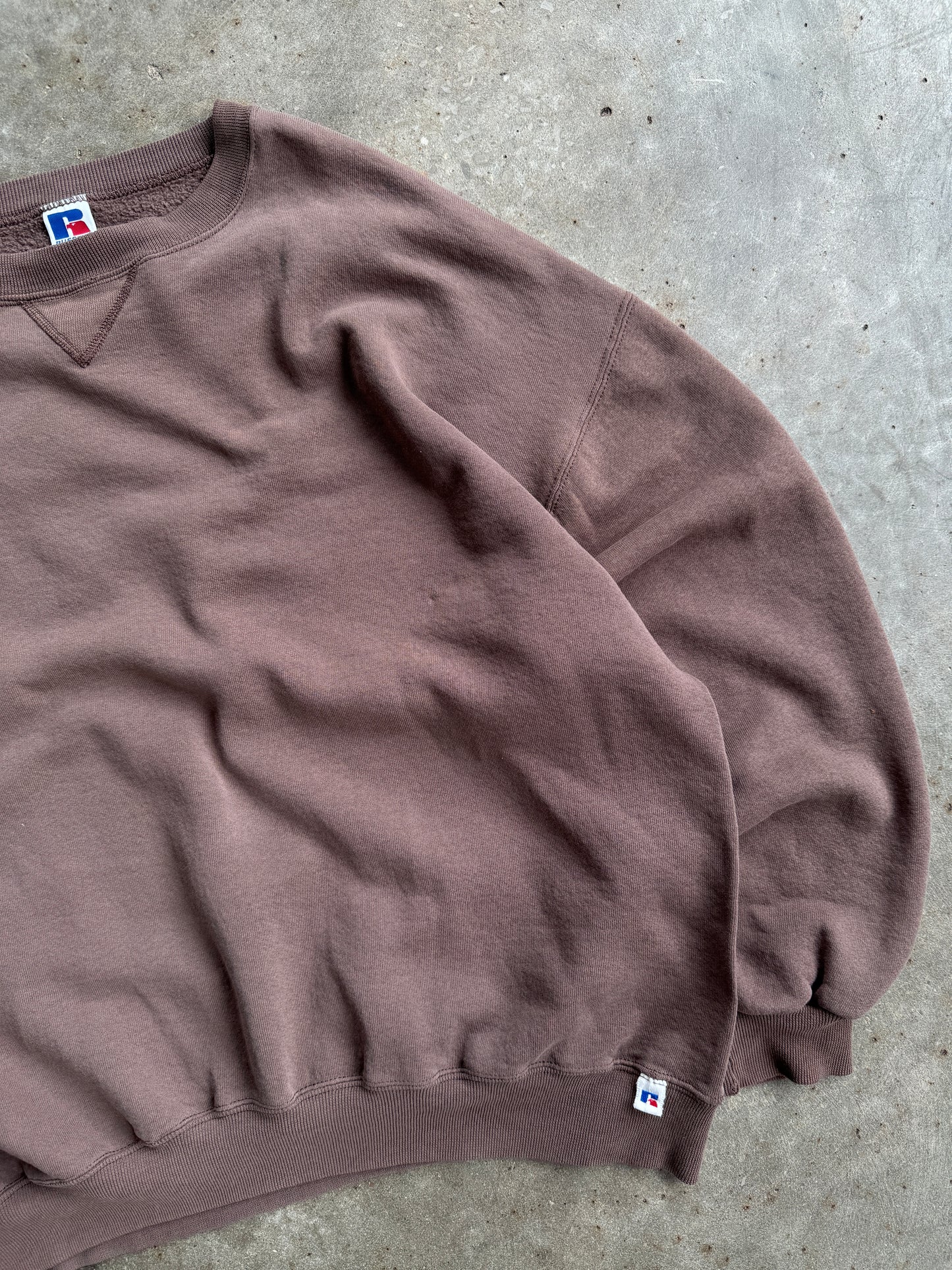 Vintage Brown Russell Athletic Crew - XXL