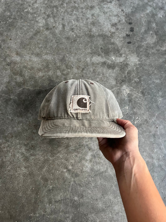 Vintage Beige Carhartt SnapBack Hat