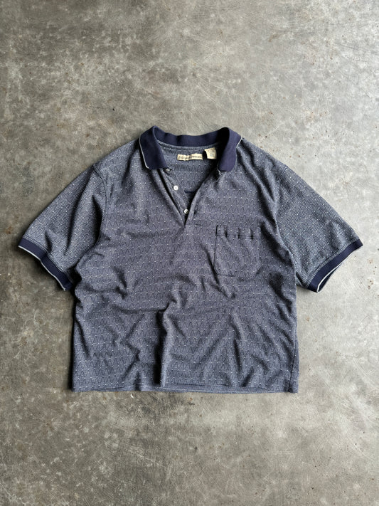 Vintage Munsingwear Navy Polo Shirt - XL