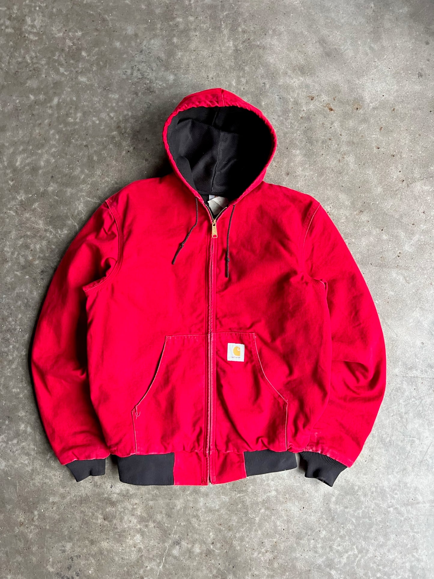 Vintage Hot Pink Hooded Carhartt Jacket - M