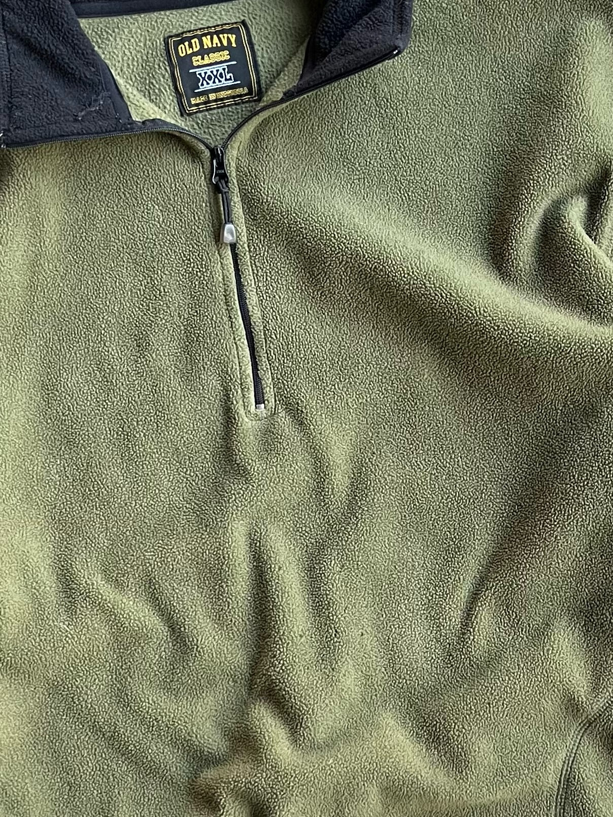 Vintage Green Old Navy Quarter Zip - XXL