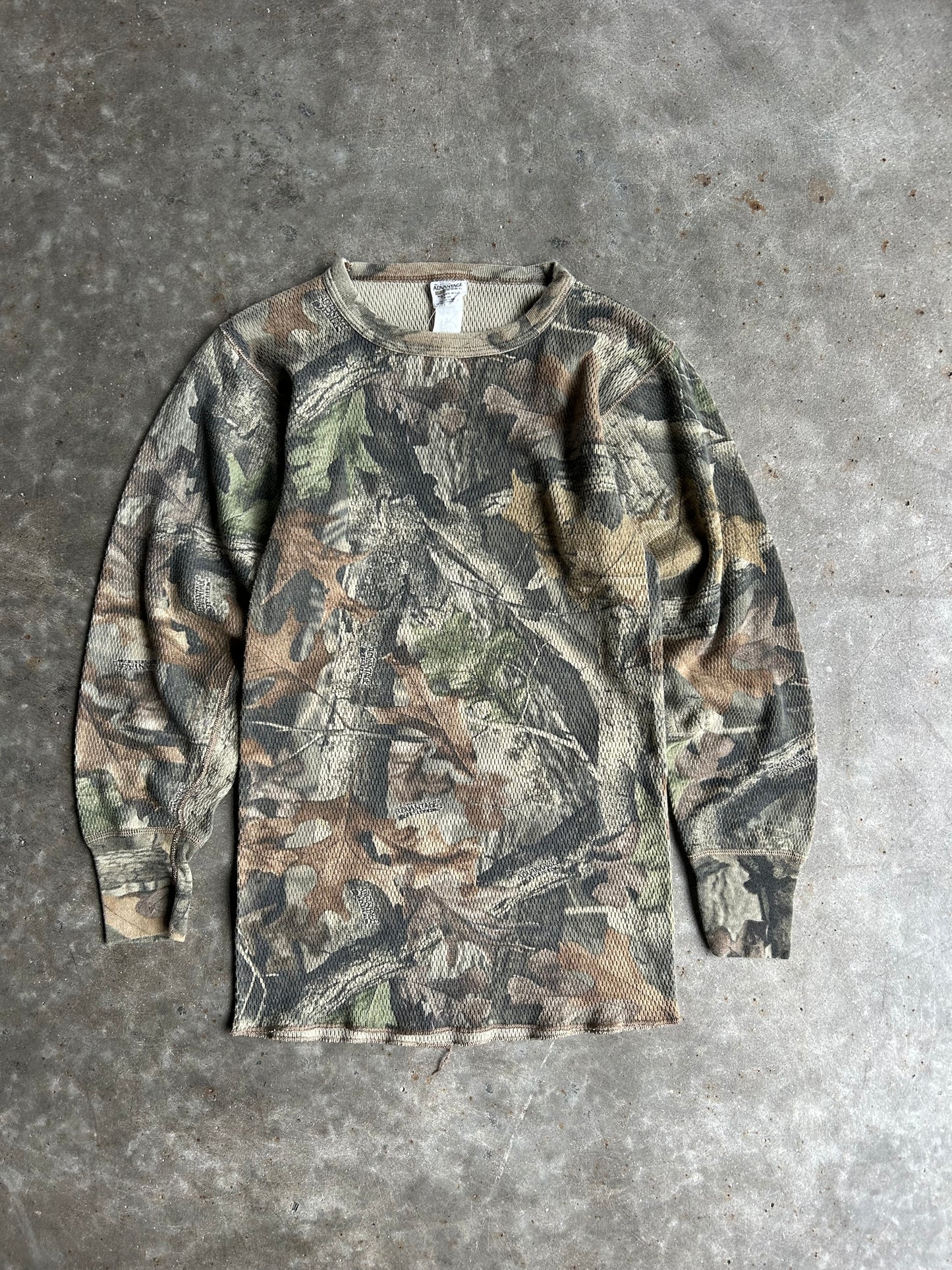 Vintage Advantage Camo Thermal Long Sleeve Shirt - XL