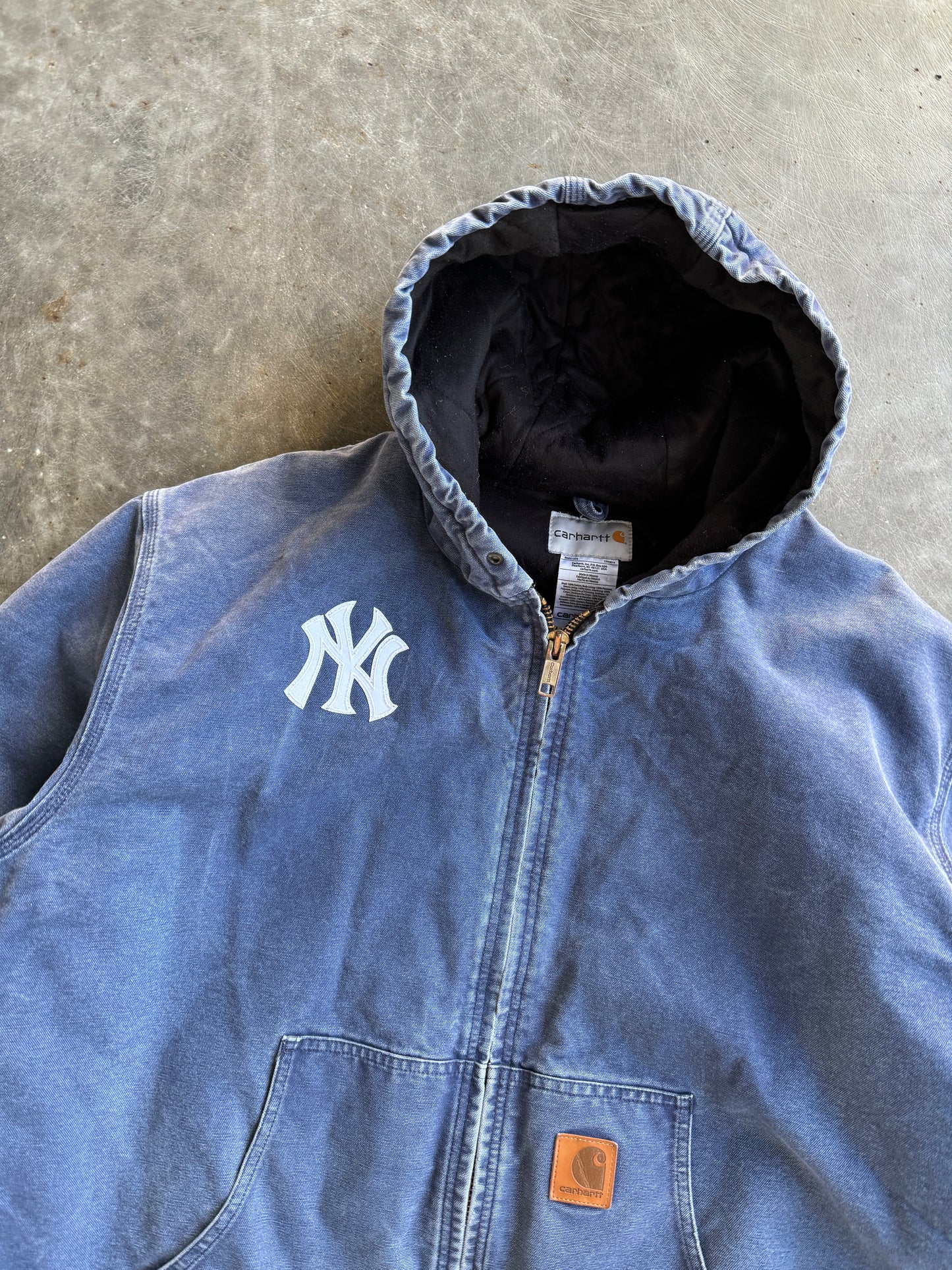 Vintage Yankees Navy Carhartt Jacket - XXXL