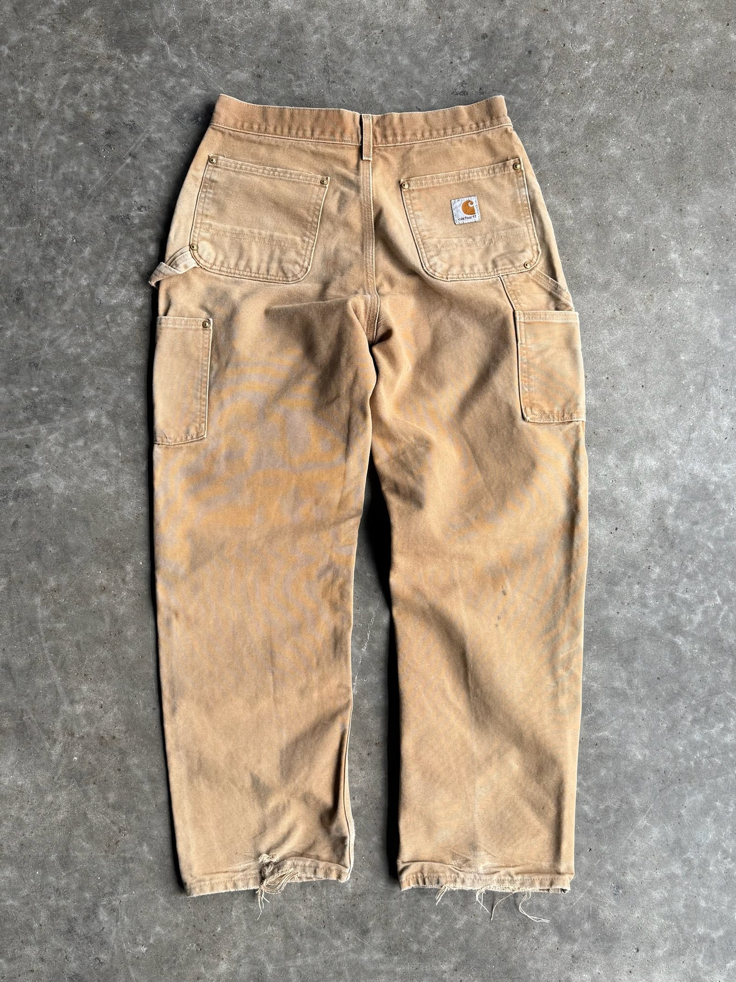 Vintage Tan Double Knee Carhartt Carpenter Pants - 30