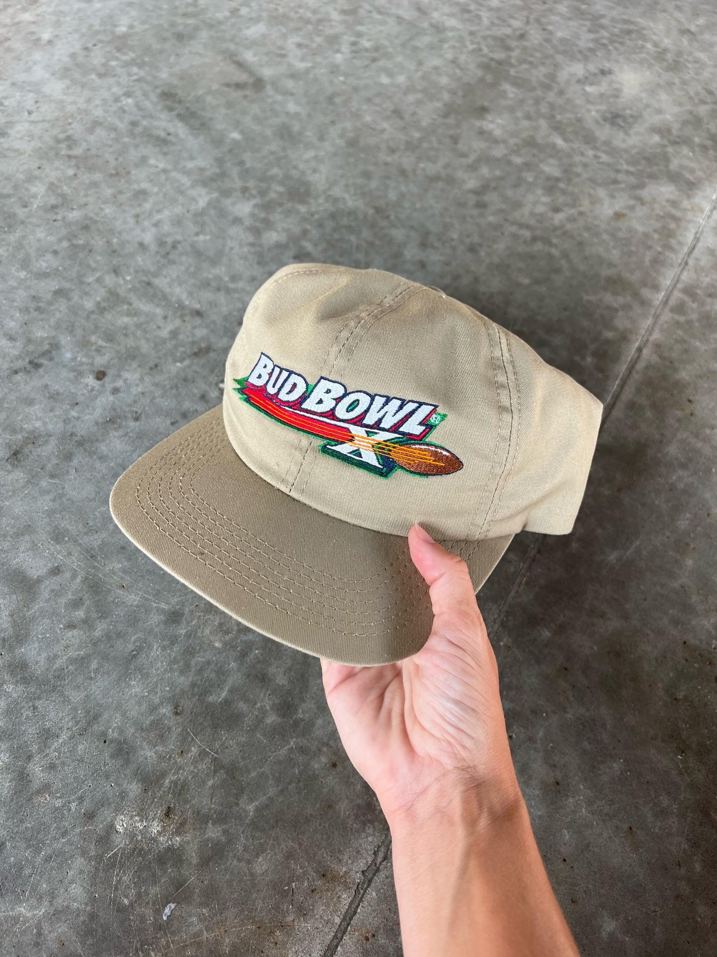 Vintage Bud Bowl Snapback Hat