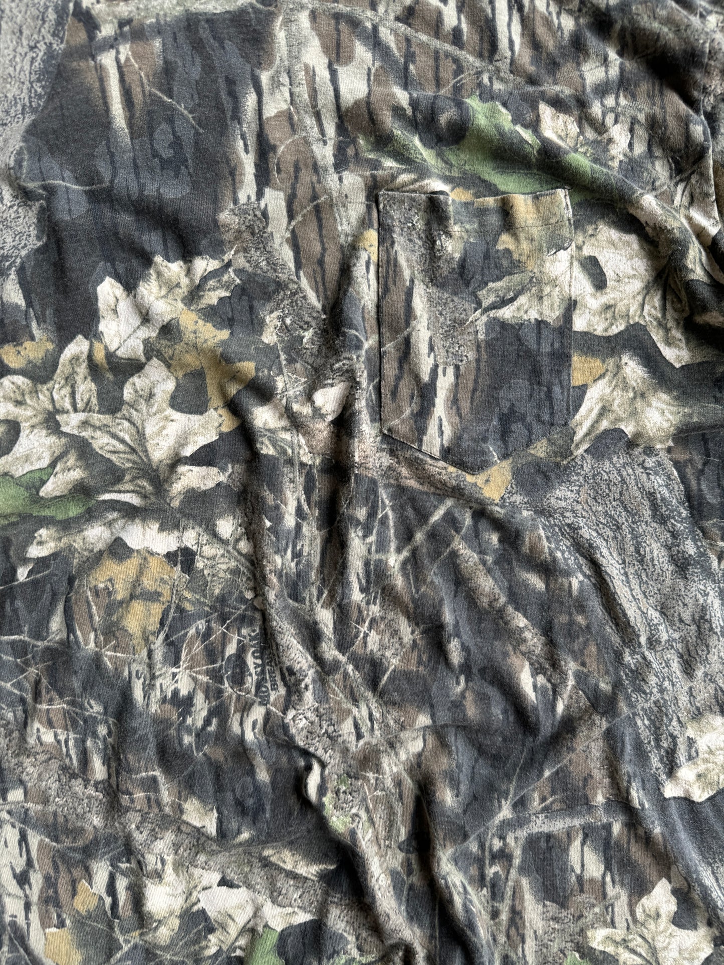 Faded Mossy Oak Camo Shirt - XL