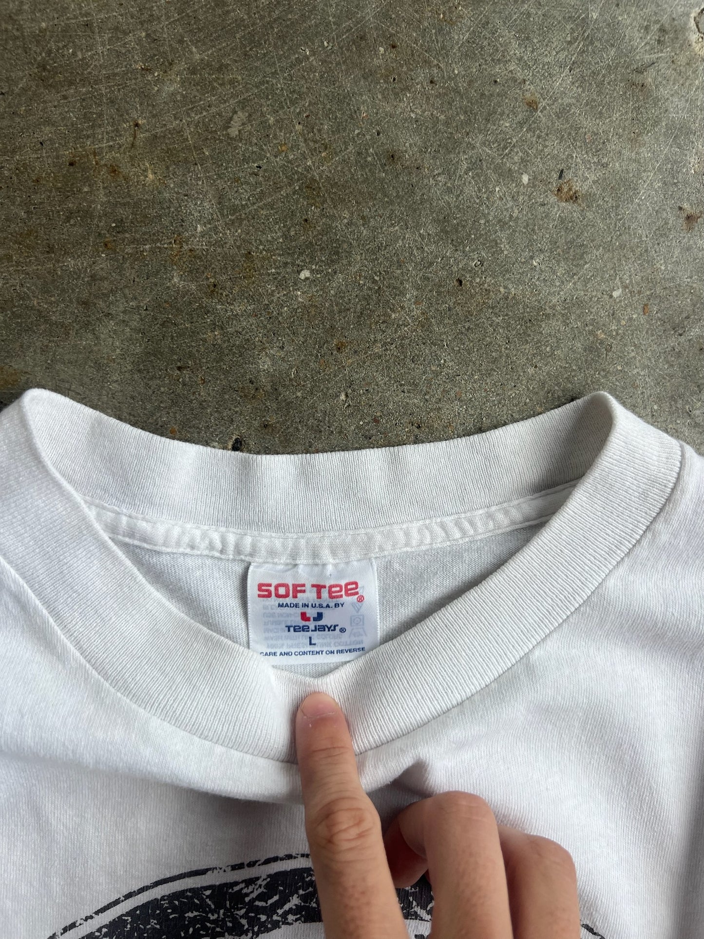 Vintage White Dickies 75th Anniversary Shirt - L