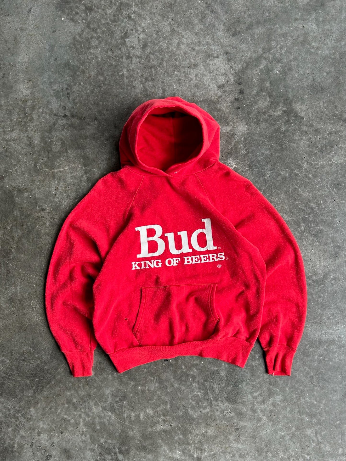 Vintage Red Bud King Of Beers Hoodie - M