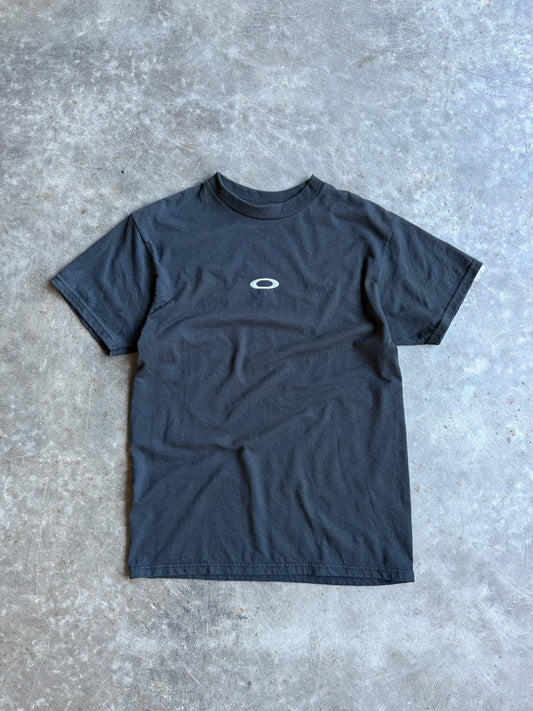 Vintage Black Oakley Logo Shirt - S