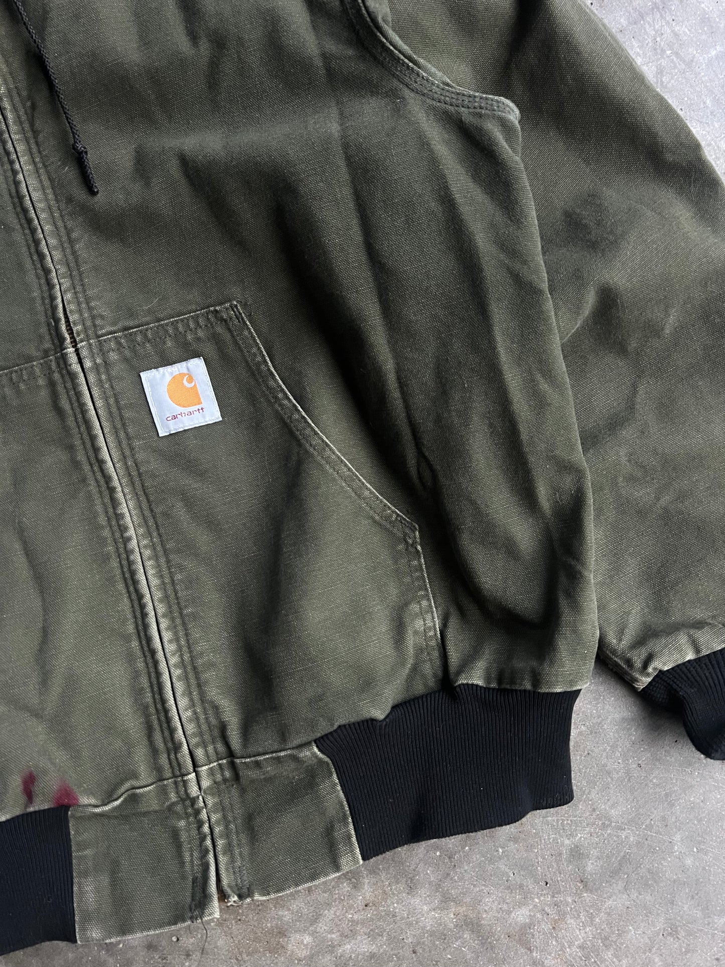 Vintage Olive Yankees Carhartt Jacket - M