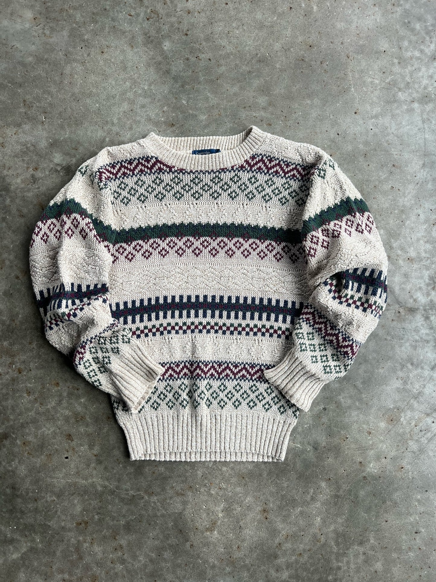 Vintage Cambridge Classics Sweater - S