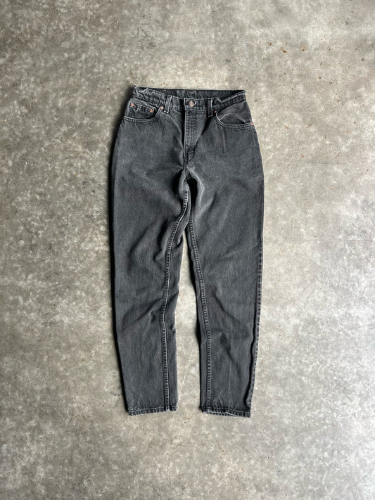 Vintage Faded Black Levi's 550 Pants - 30