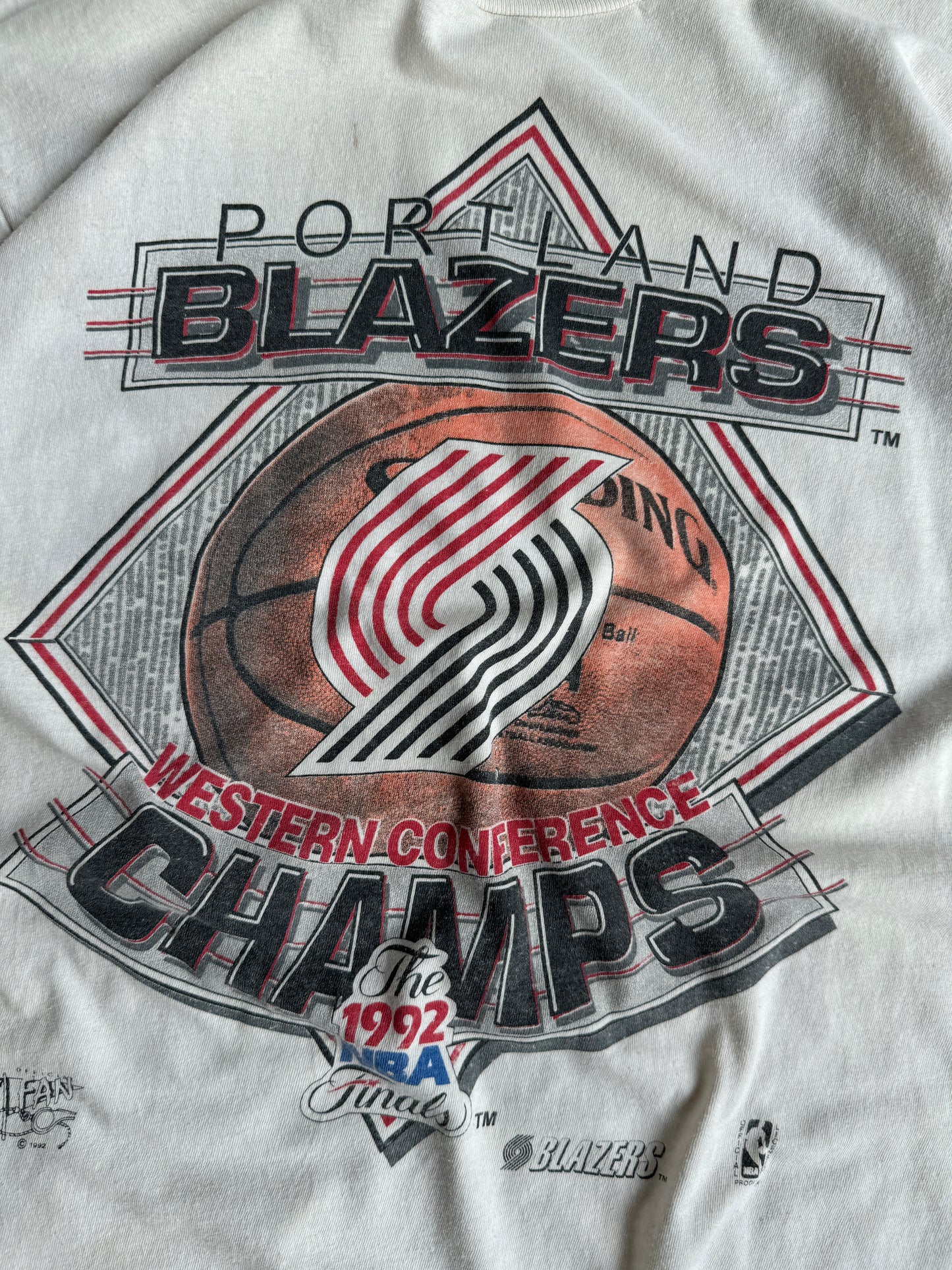 Vintage Portland Blazers Champs Shirt - XL