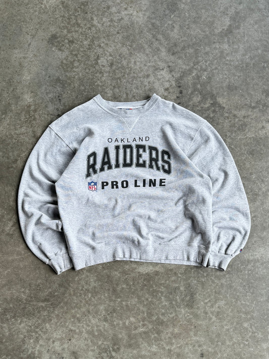 Vintage Oakland Raiders Pro Line Crew - XL