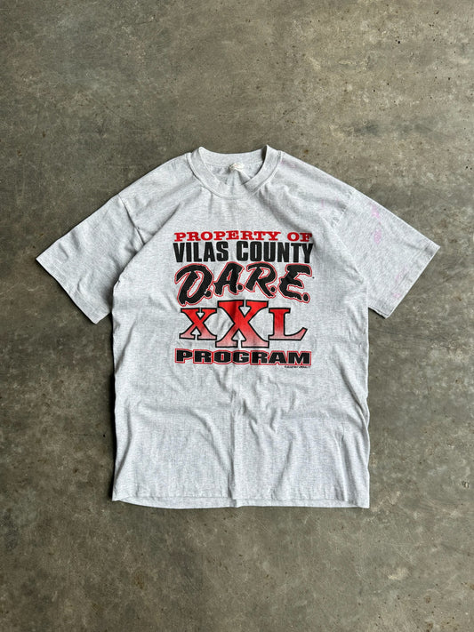 Vintage Vilas County D.A.R.E. Shirt - XL