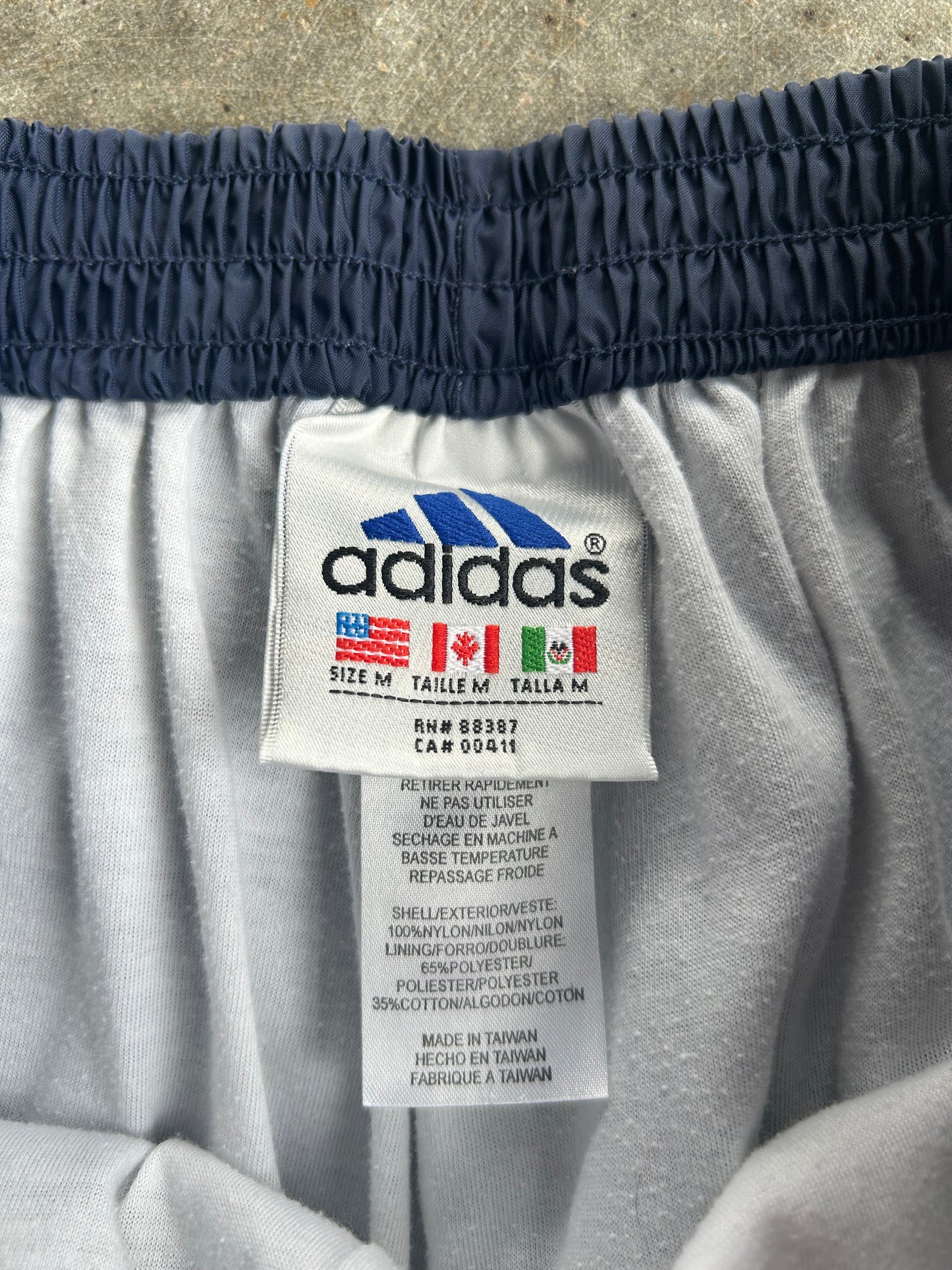 Vintage Blue Adidas Track Pants - M