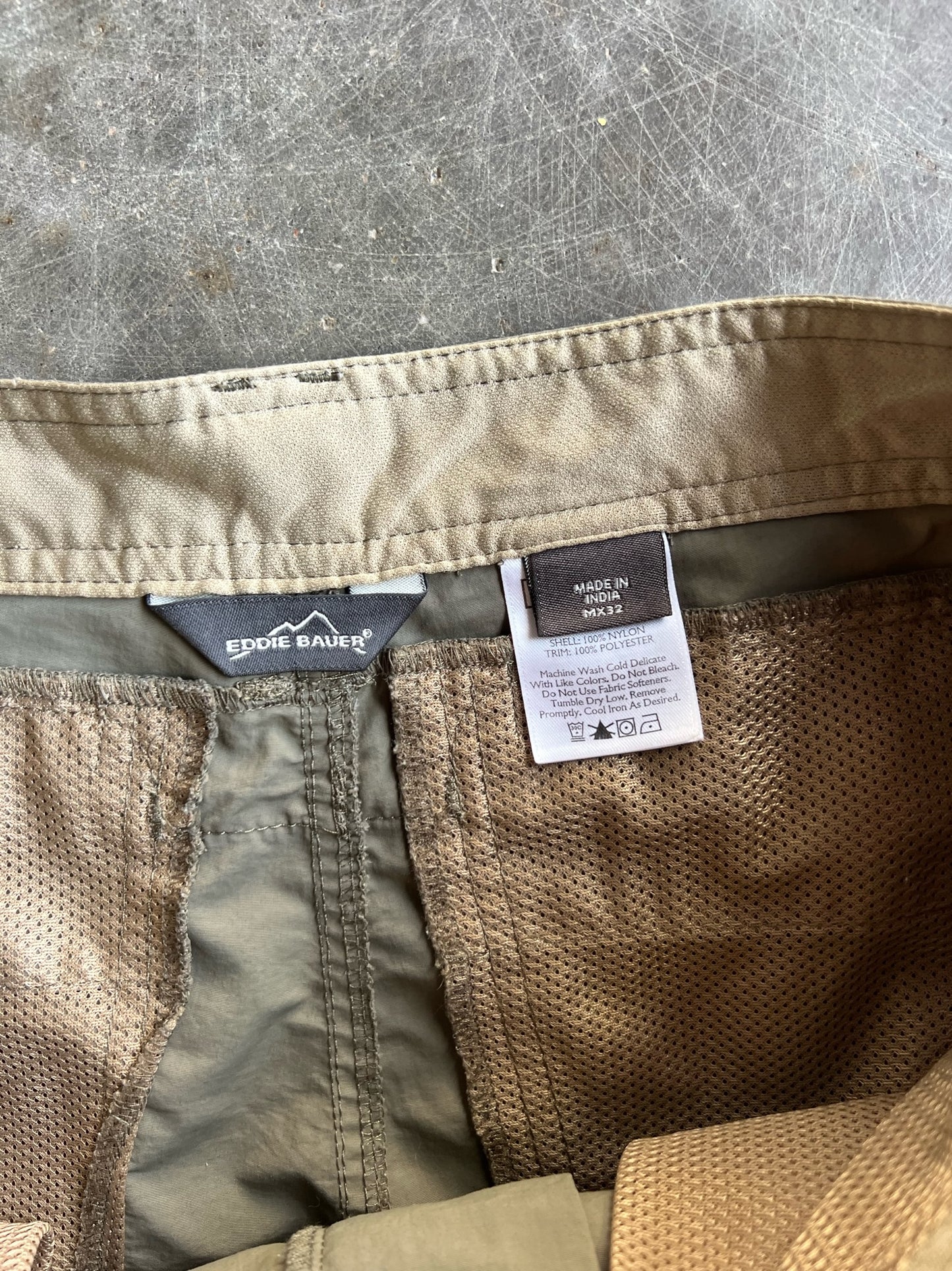 Eddie Bauer Olive Green Cargo Pants - 32