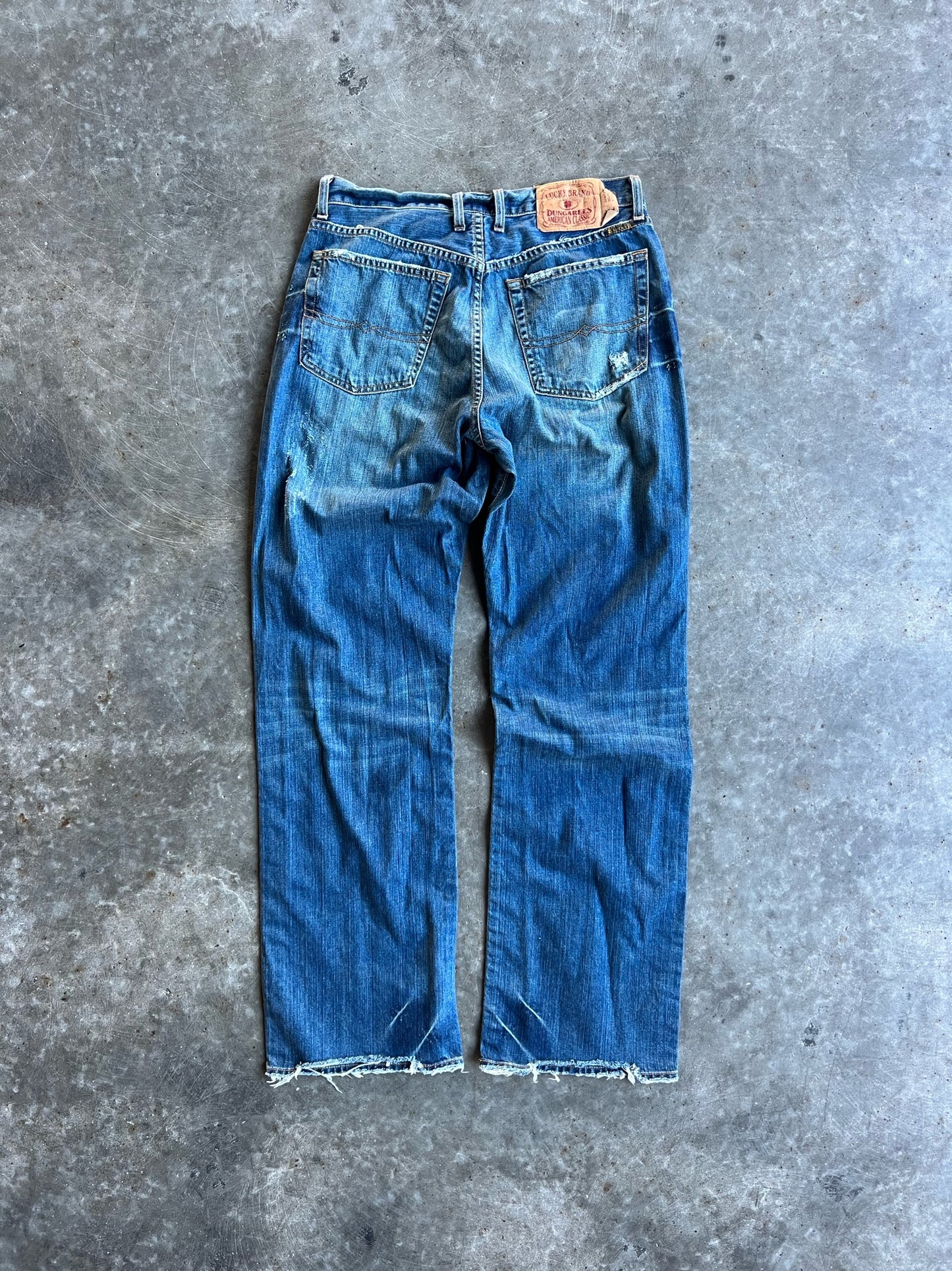 Vintage Faded Distressed Lucky Brand Dungarees Pants - 32