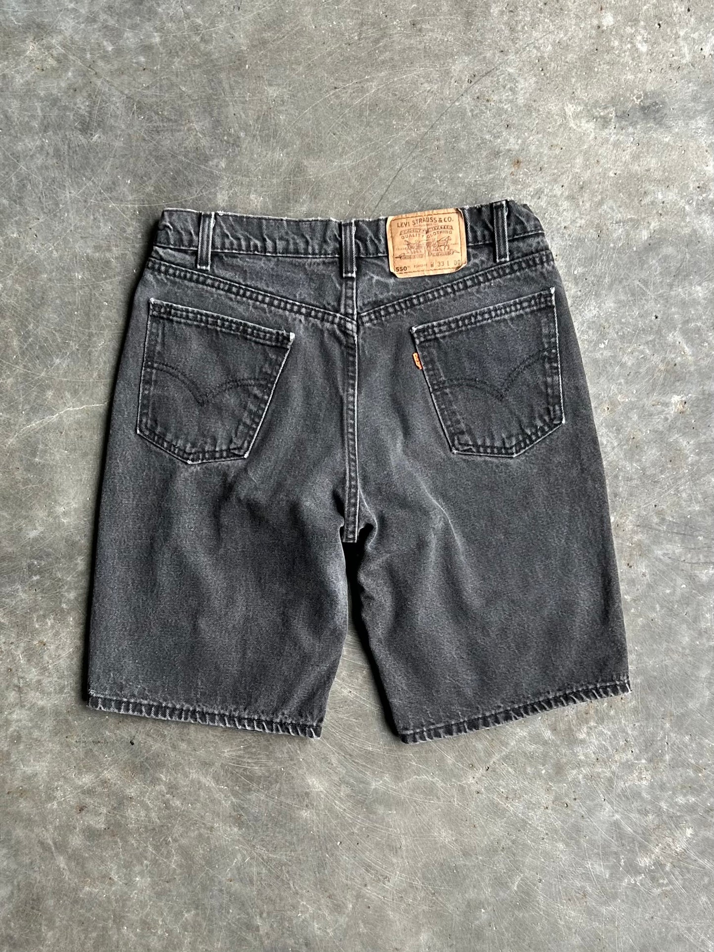 Vintage Levi’s 550 Orange Tab Denim Shorts - 31