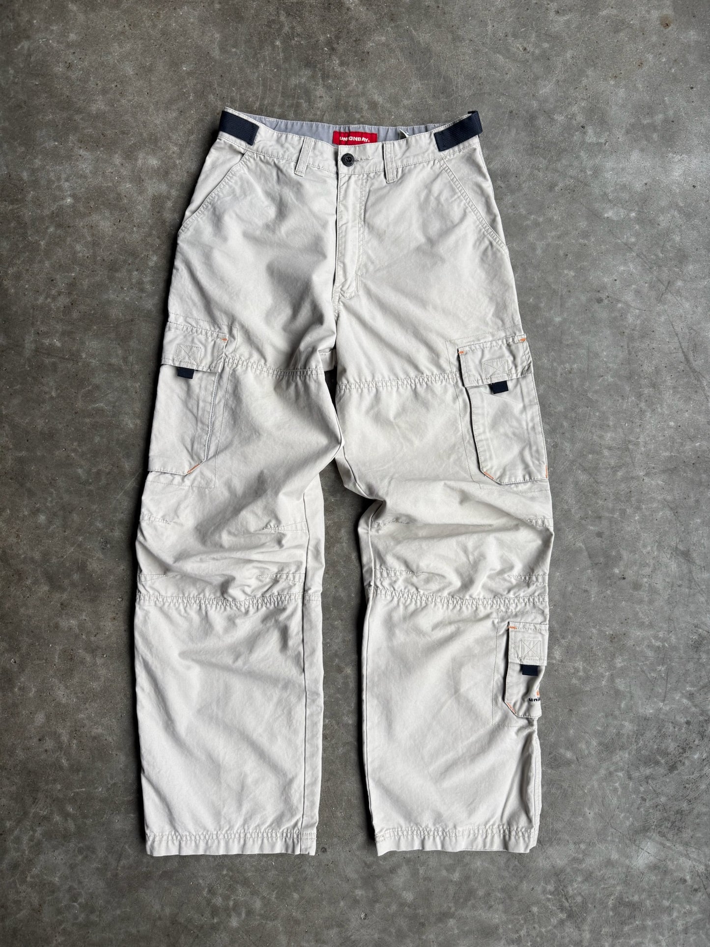 Vintage Cream Union Bay Cargo Pants - 28