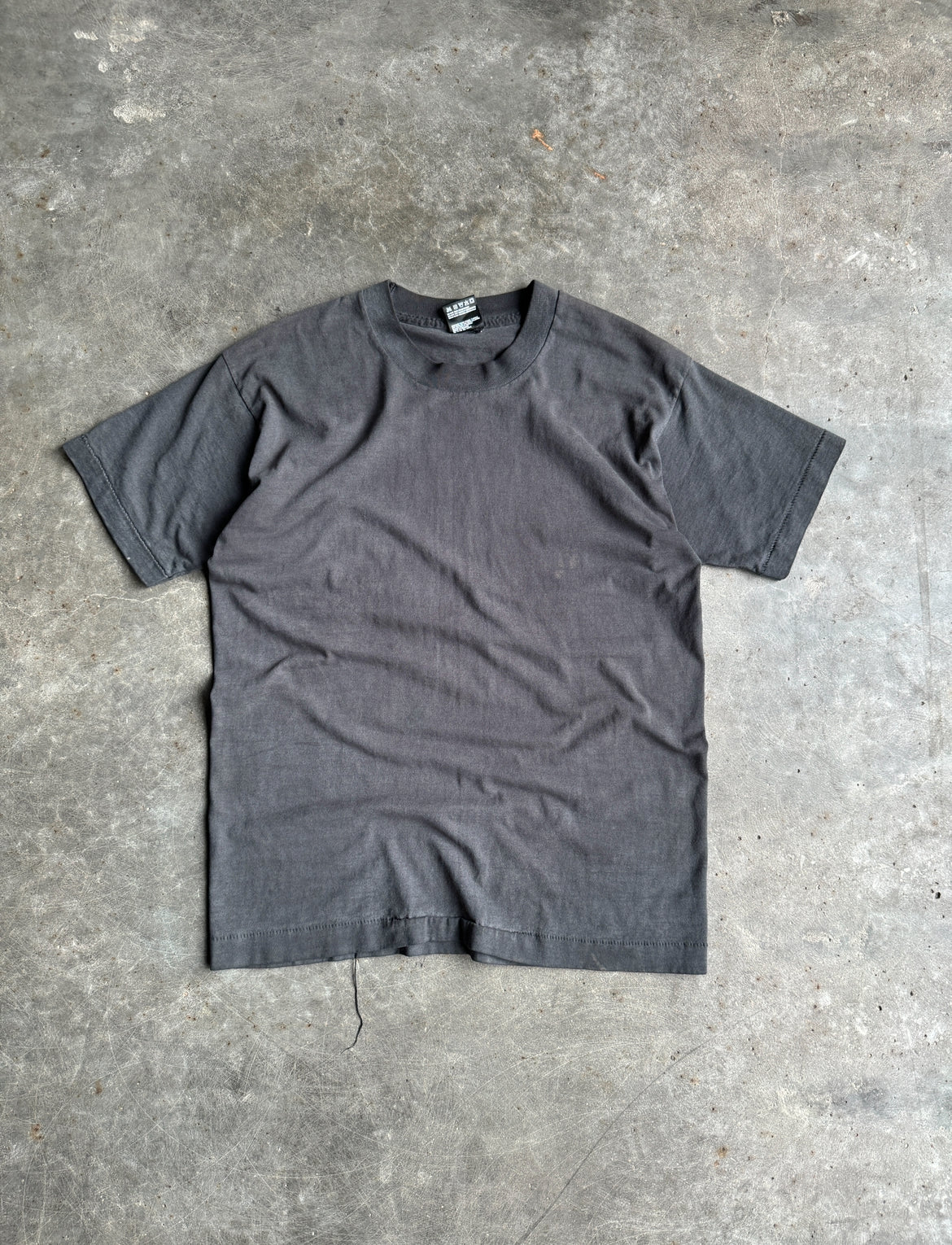 Vintage Fruit Of The Loom Black Blank Shirt - M