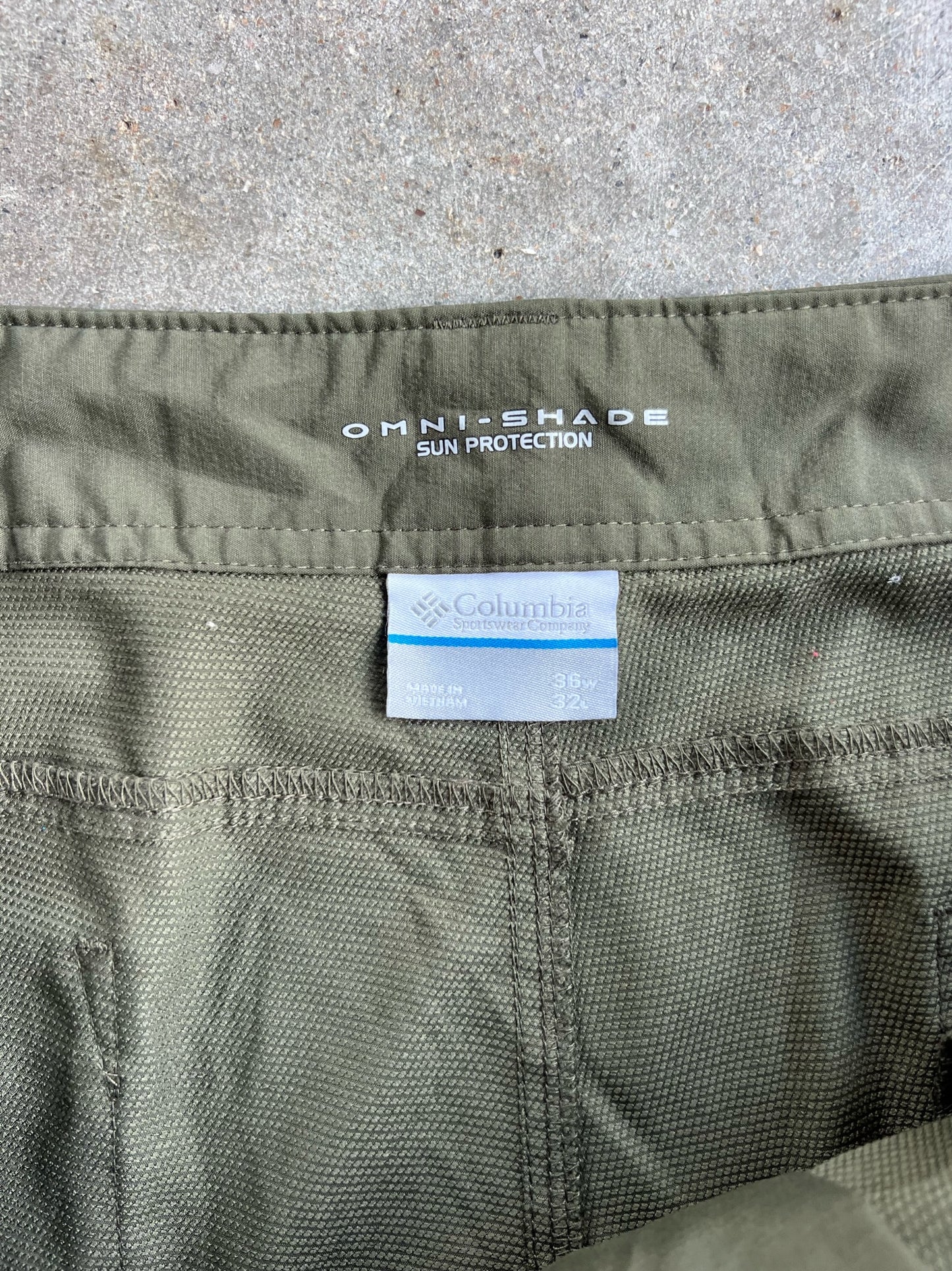 Olive Green Columbia Pants - 36