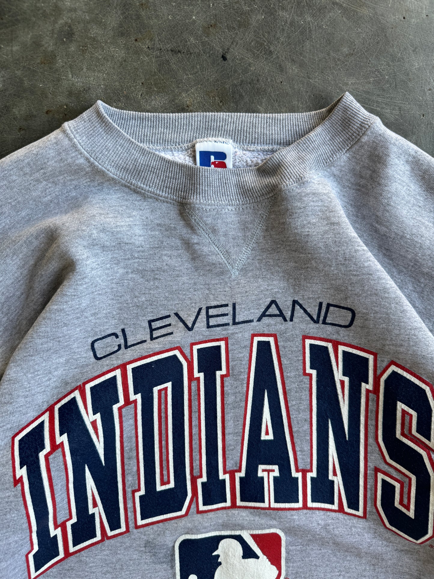 Vintage Cleveland Indians MLB Crew - L