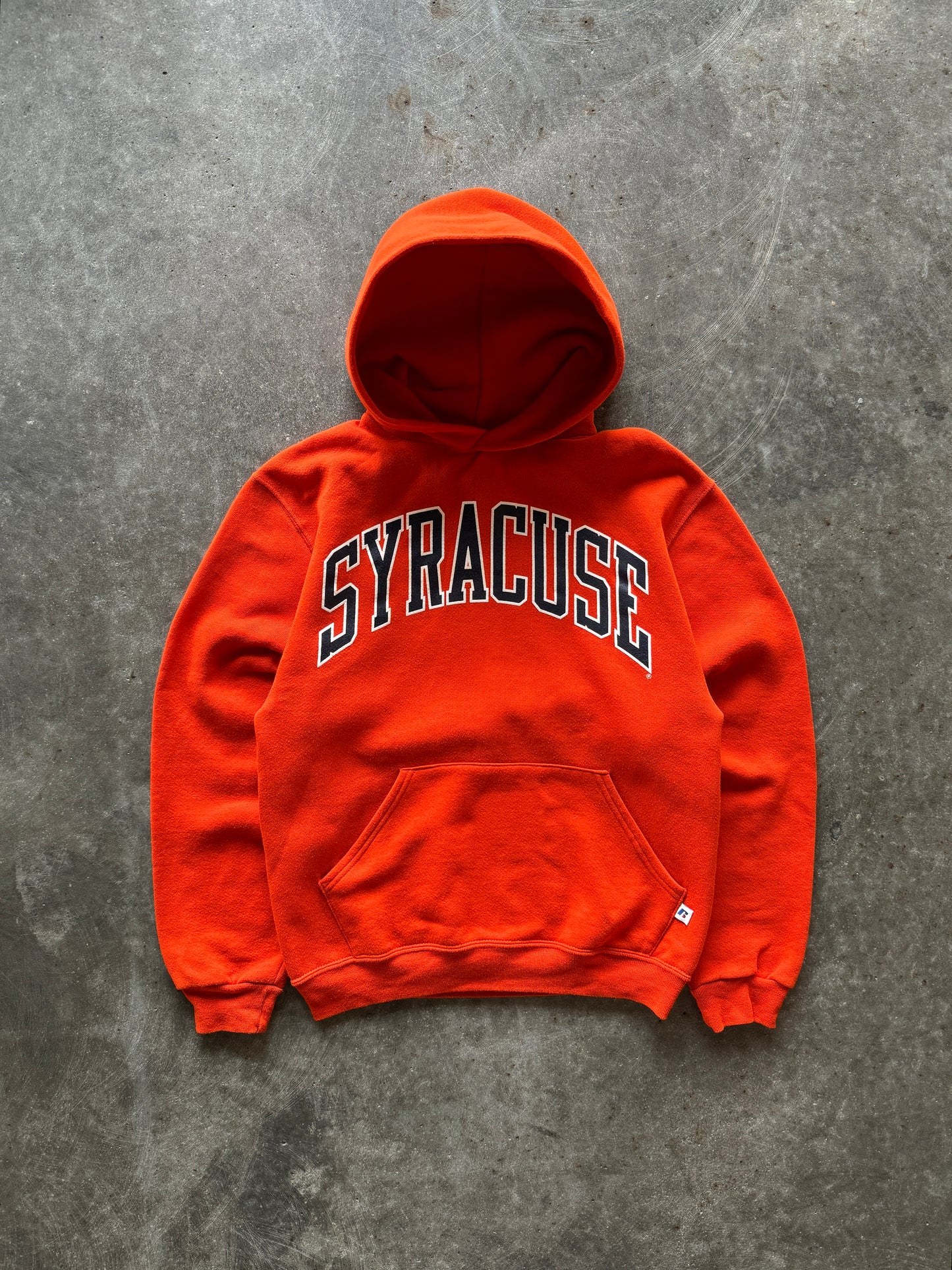 Vintage Orange Russell Athletic Syracuse Hoodie - S