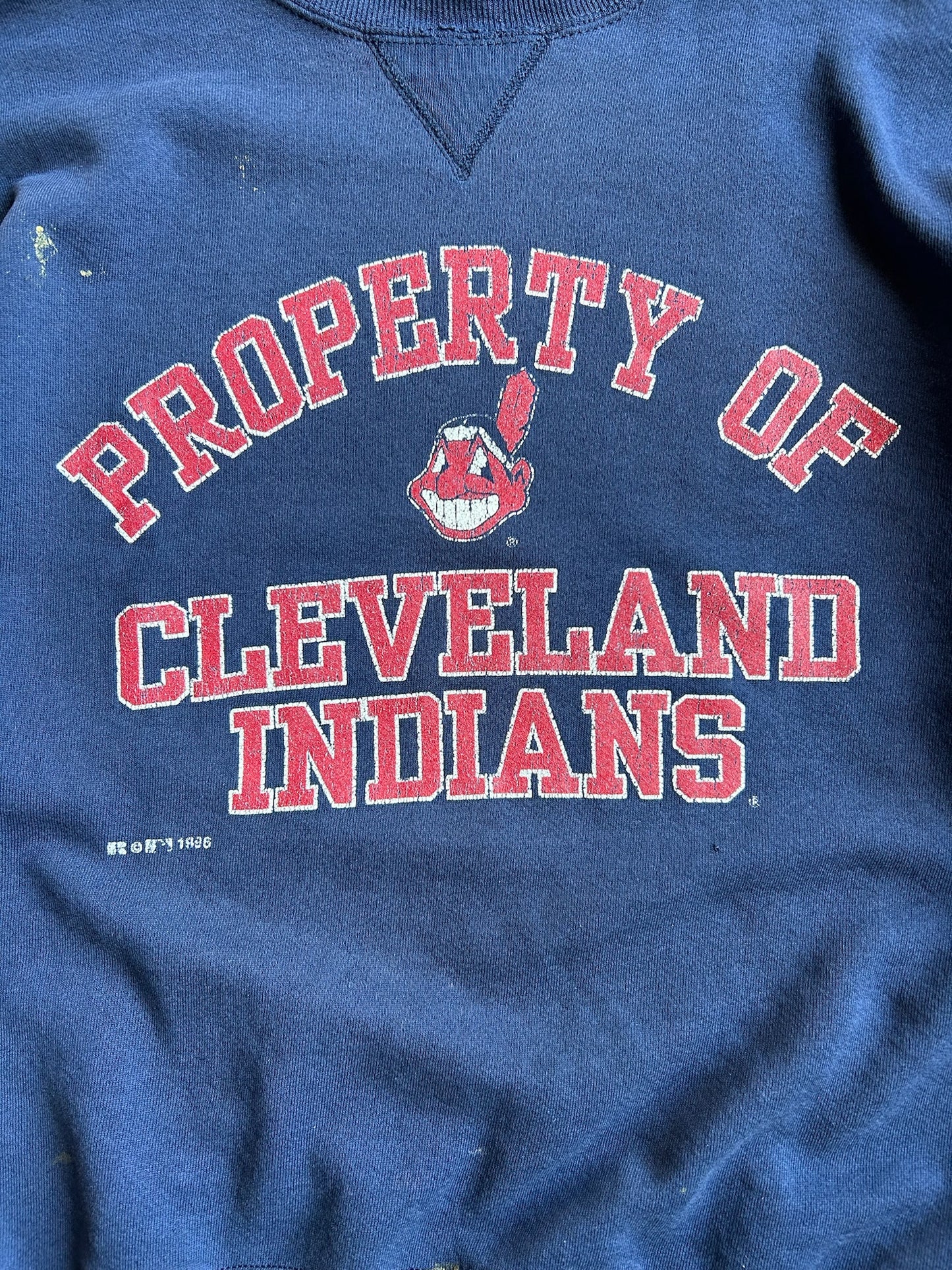 Vintage Cleveland Indians Crew - L