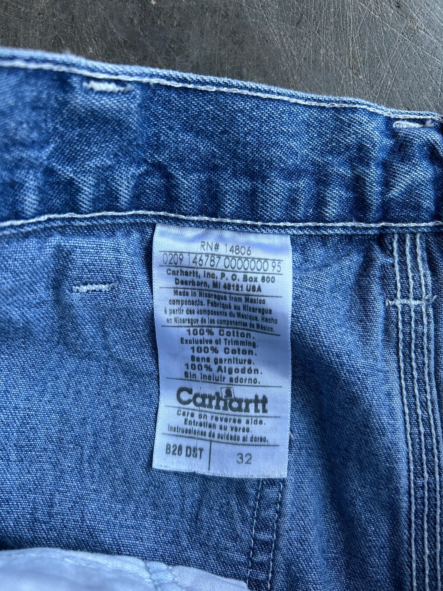 Vintage Carhartt Denim Carpenter Shorts - 31