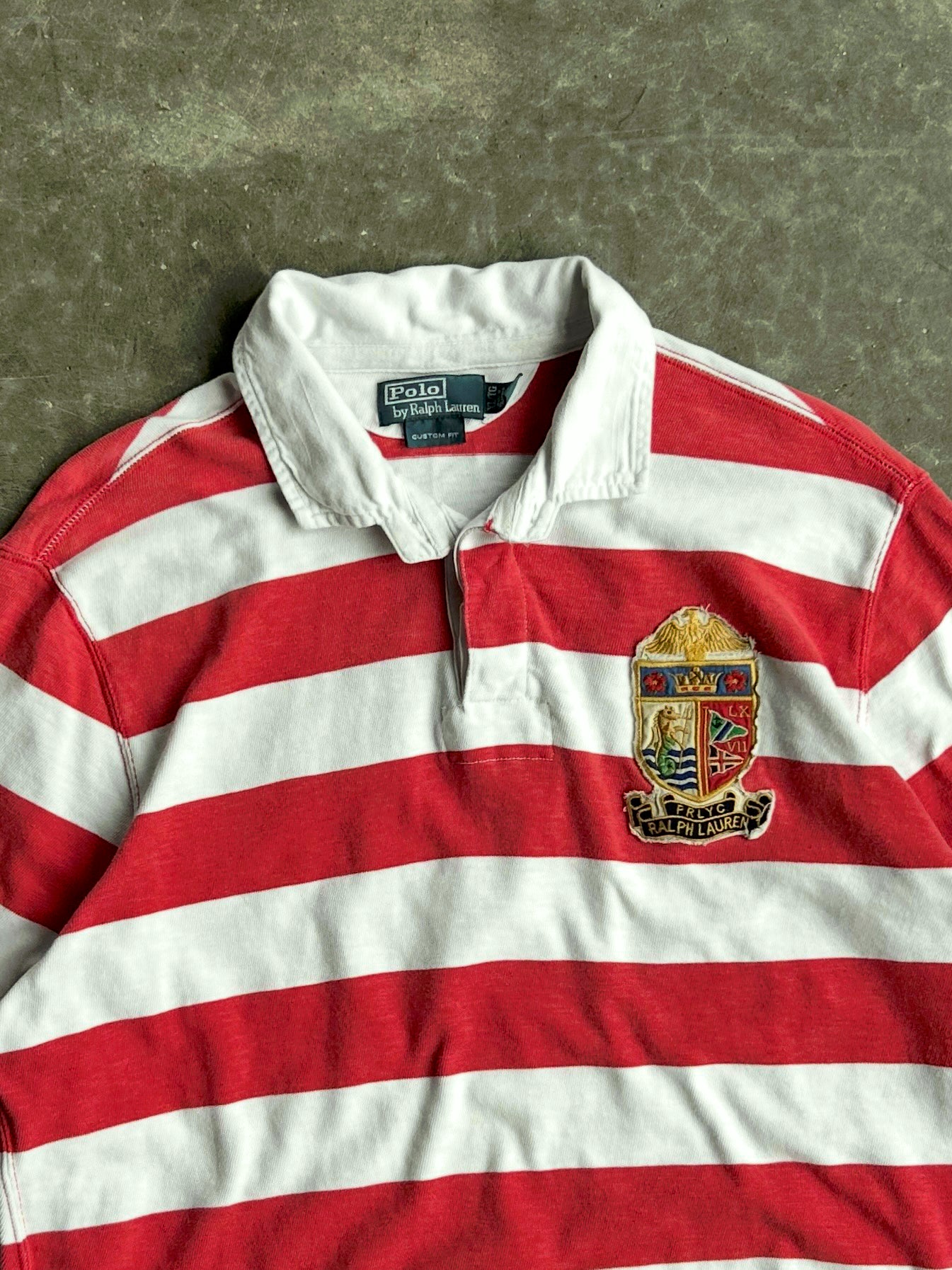 Vintage Ralph Lauren Red Rugby Polo - XL