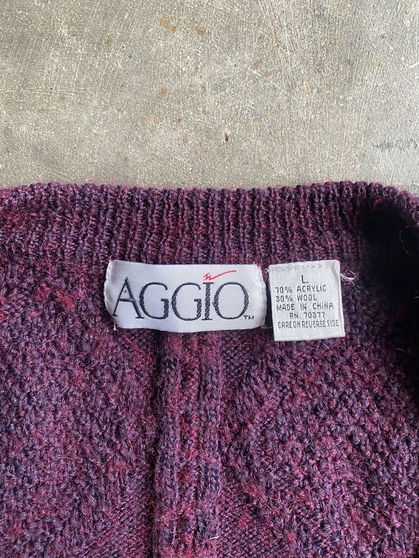 Vintage Aggio Cardigan - L