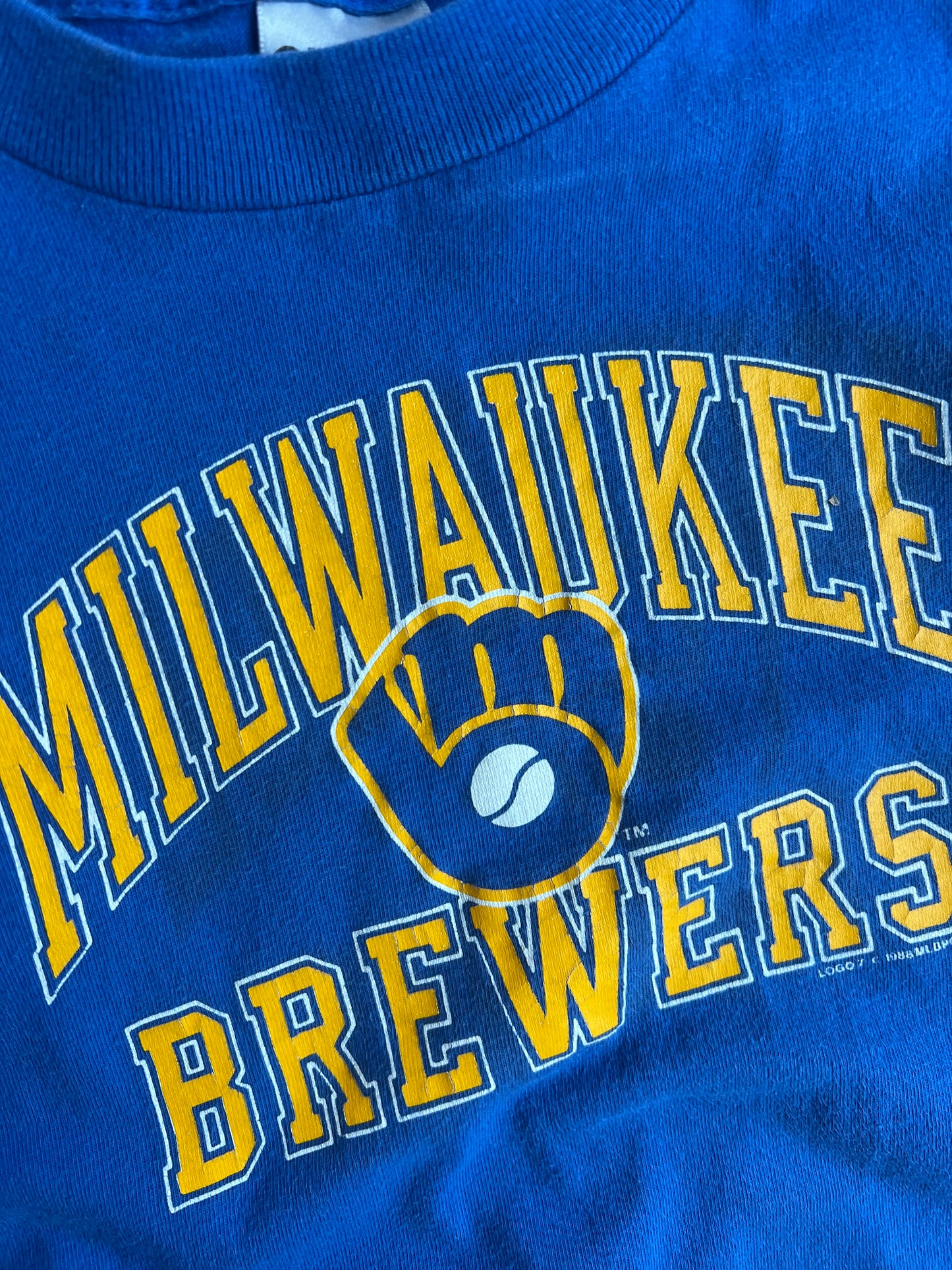 Vintage Milwaukee Brewers Baby Tee - M