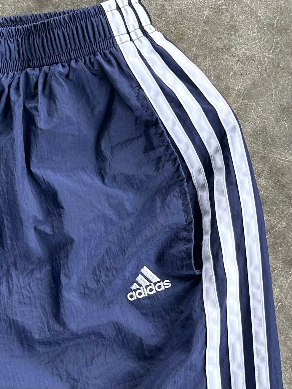 Vintage Y2K Navy Adidas Track Pants -M