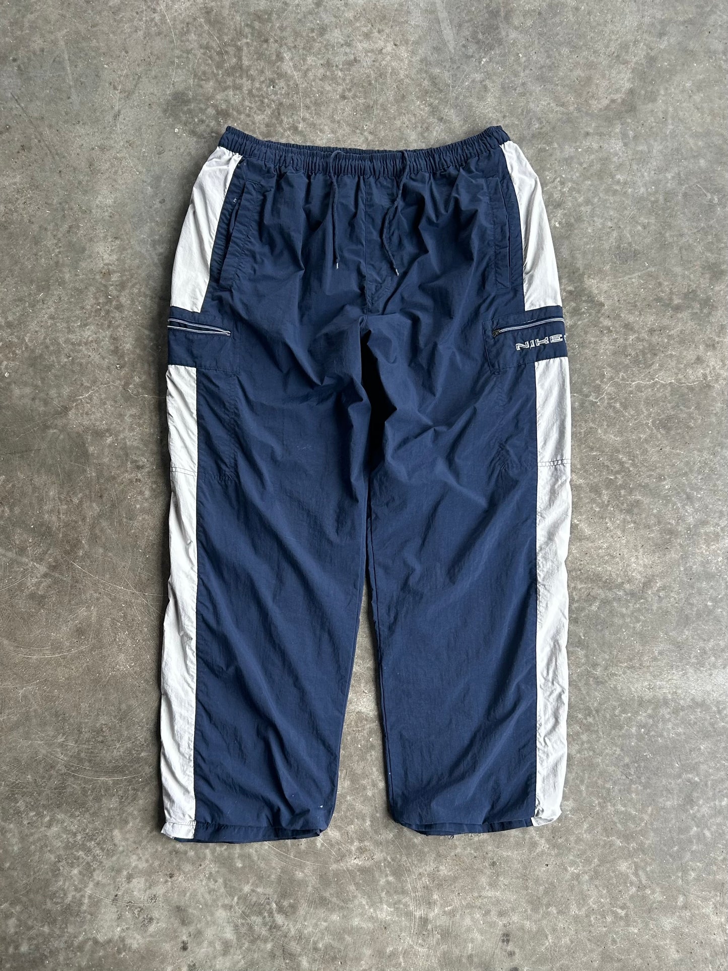 Vintage Navy Nike Track Pants - XXL