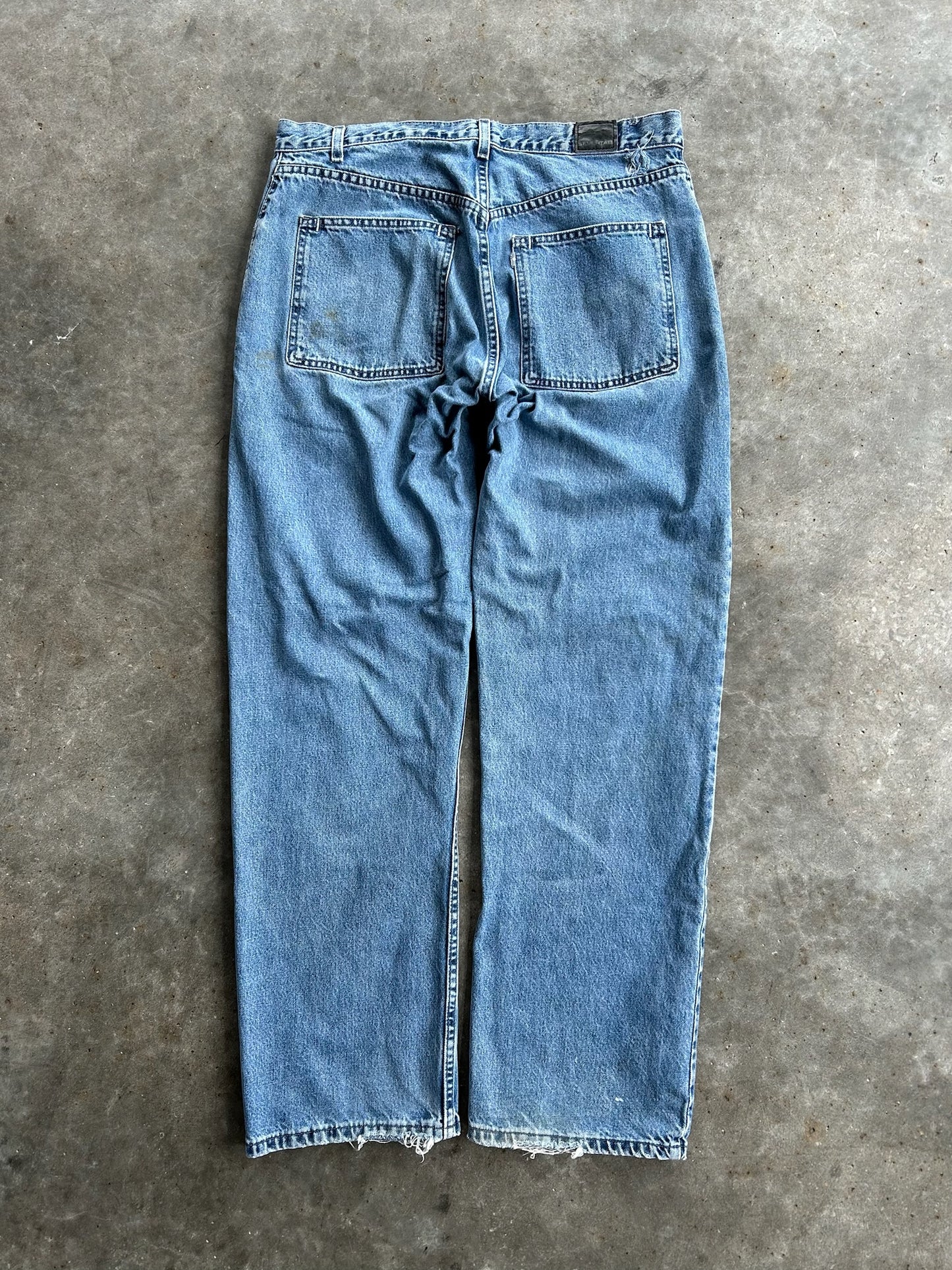 Vintage Distressed SilverTab Denim Pants - 34