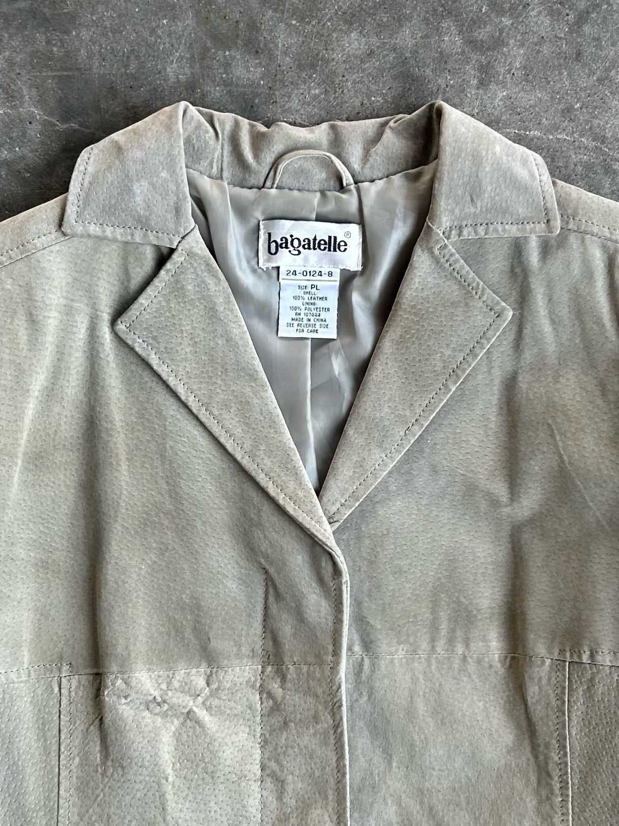 Vintage Pistachios Suede Jacket - M