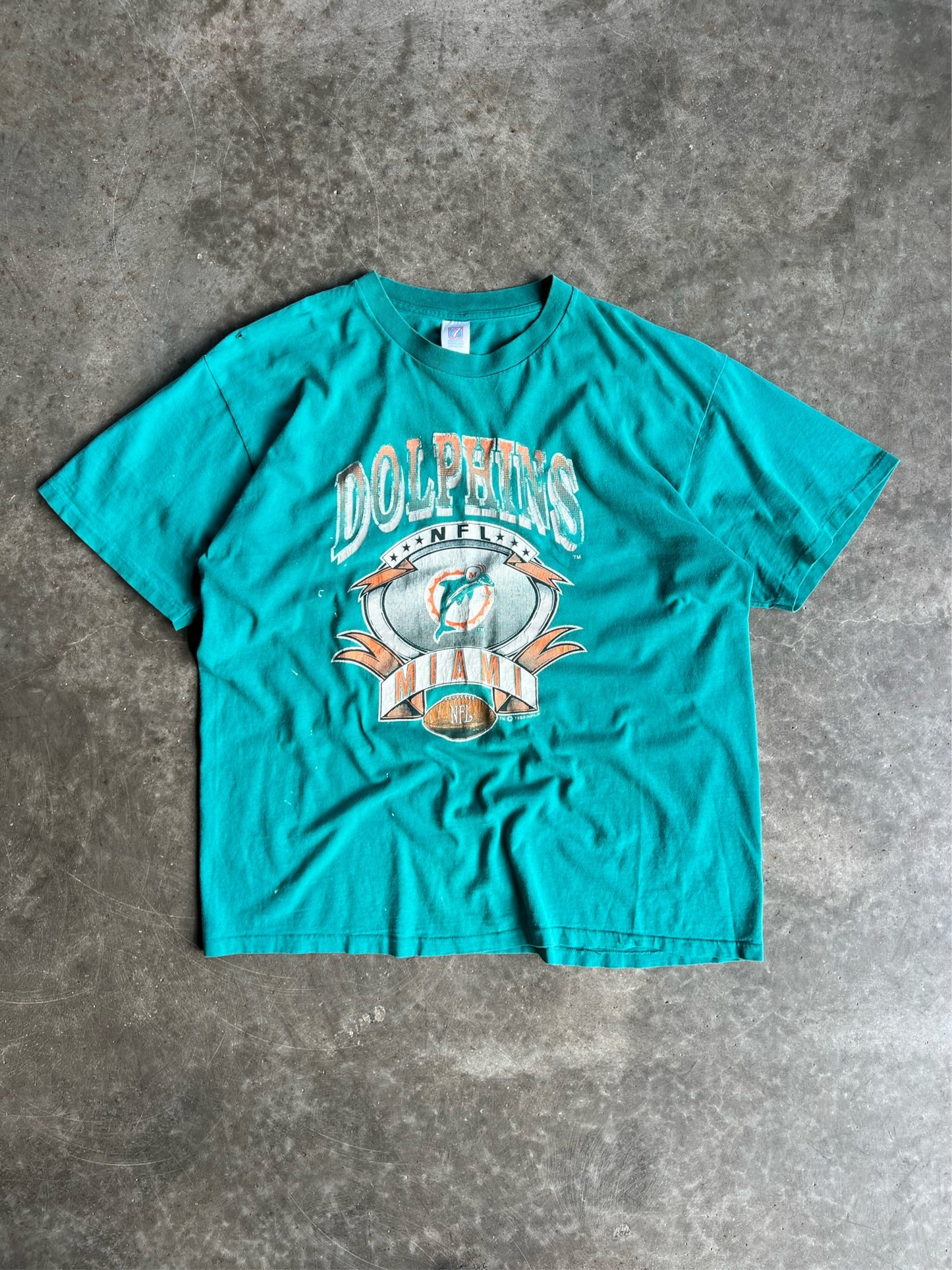 Vintage Teal NFL Miami Dolphins Shirt - XXL