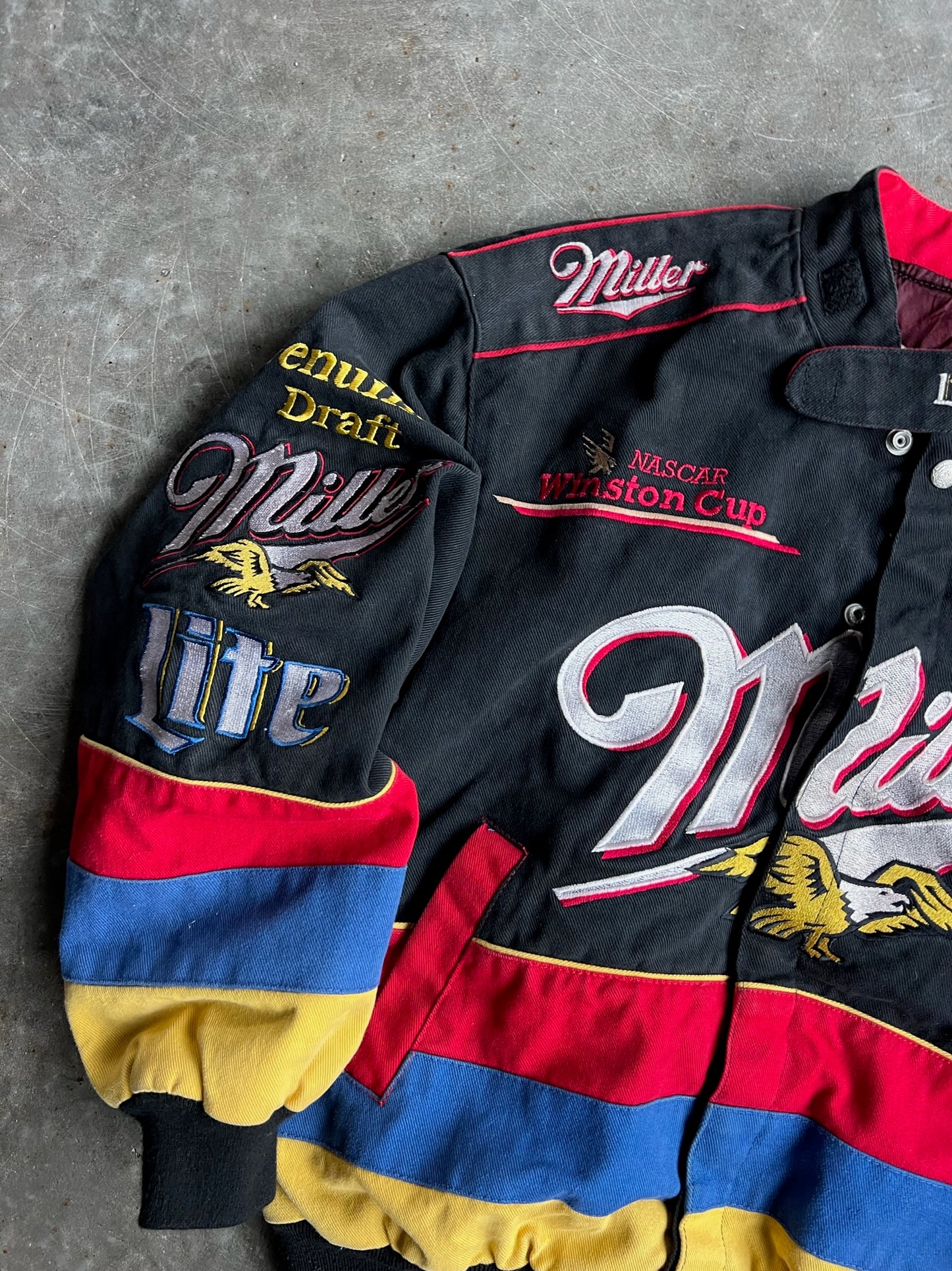 Vintage Miller NASCAR Winston Cup Racing Jacket - M