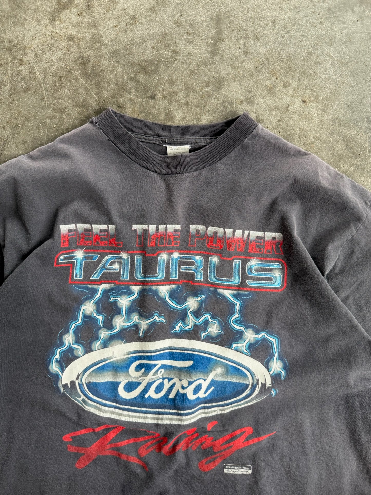 Vintage Feel The Power Ford Racing Shirt - XL