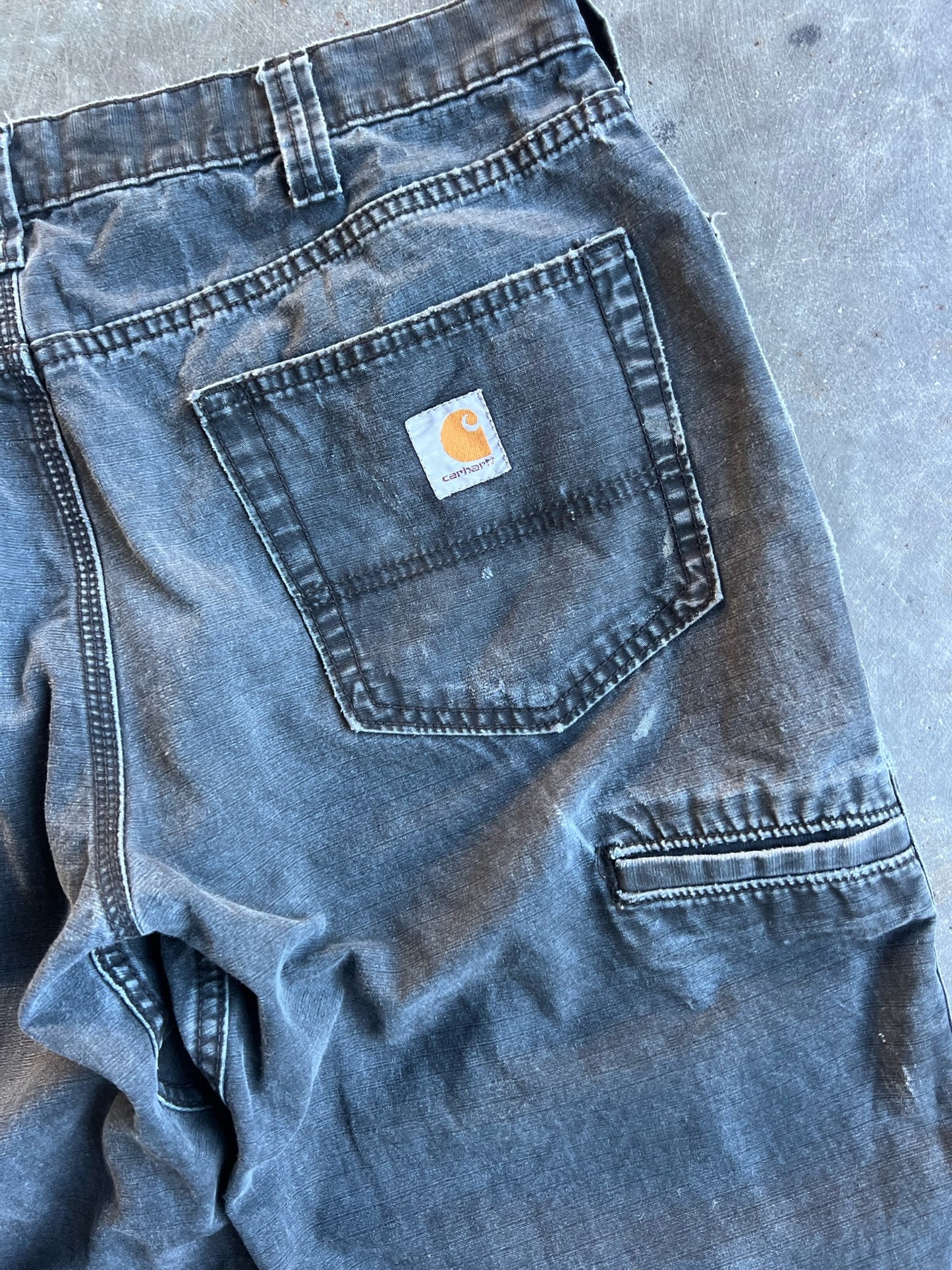 Faded Black Carhartt Pants - 34