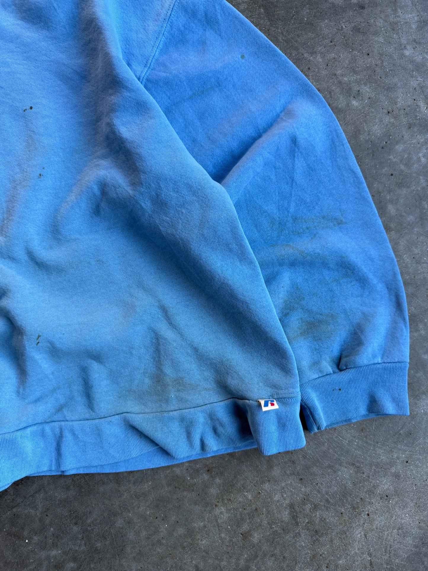 Vintage Russell Athletic Baby Blue Crew - XL