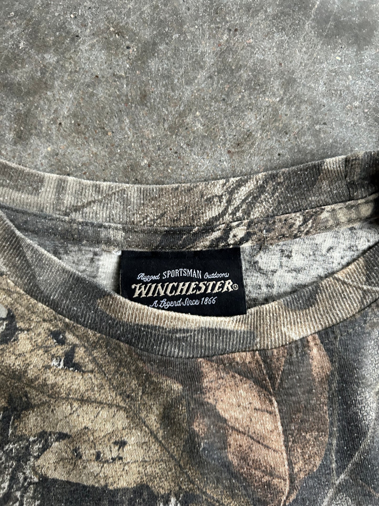 Vintage Winchester Camo Long Sleeve Tee - L