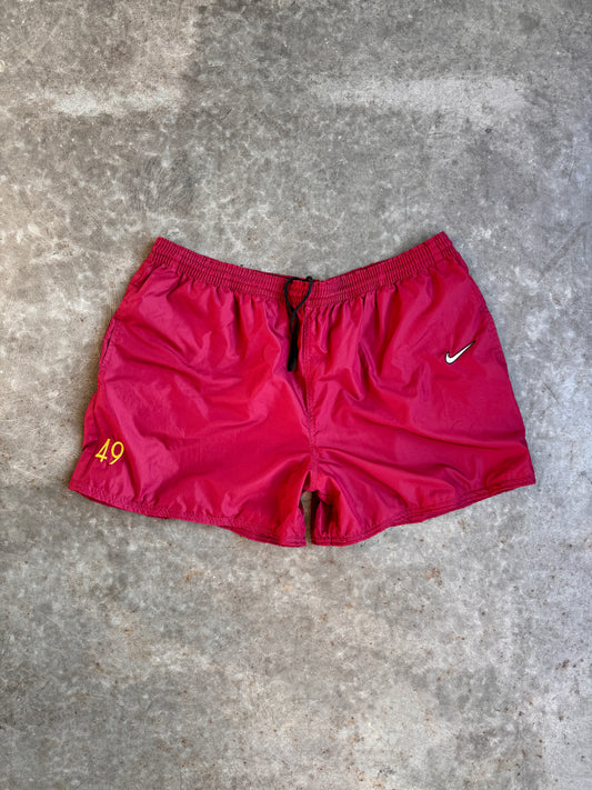 Vintage Reworked Red Nike Shorts - XL